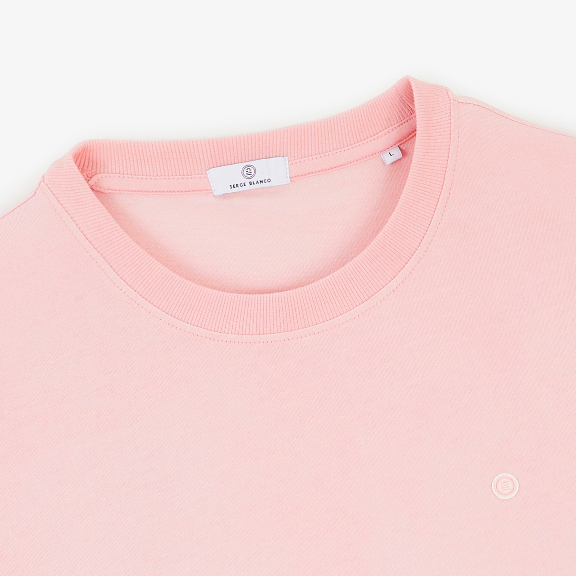 Short-sleeve round neck t-shirt SERGE BLANCO Pink