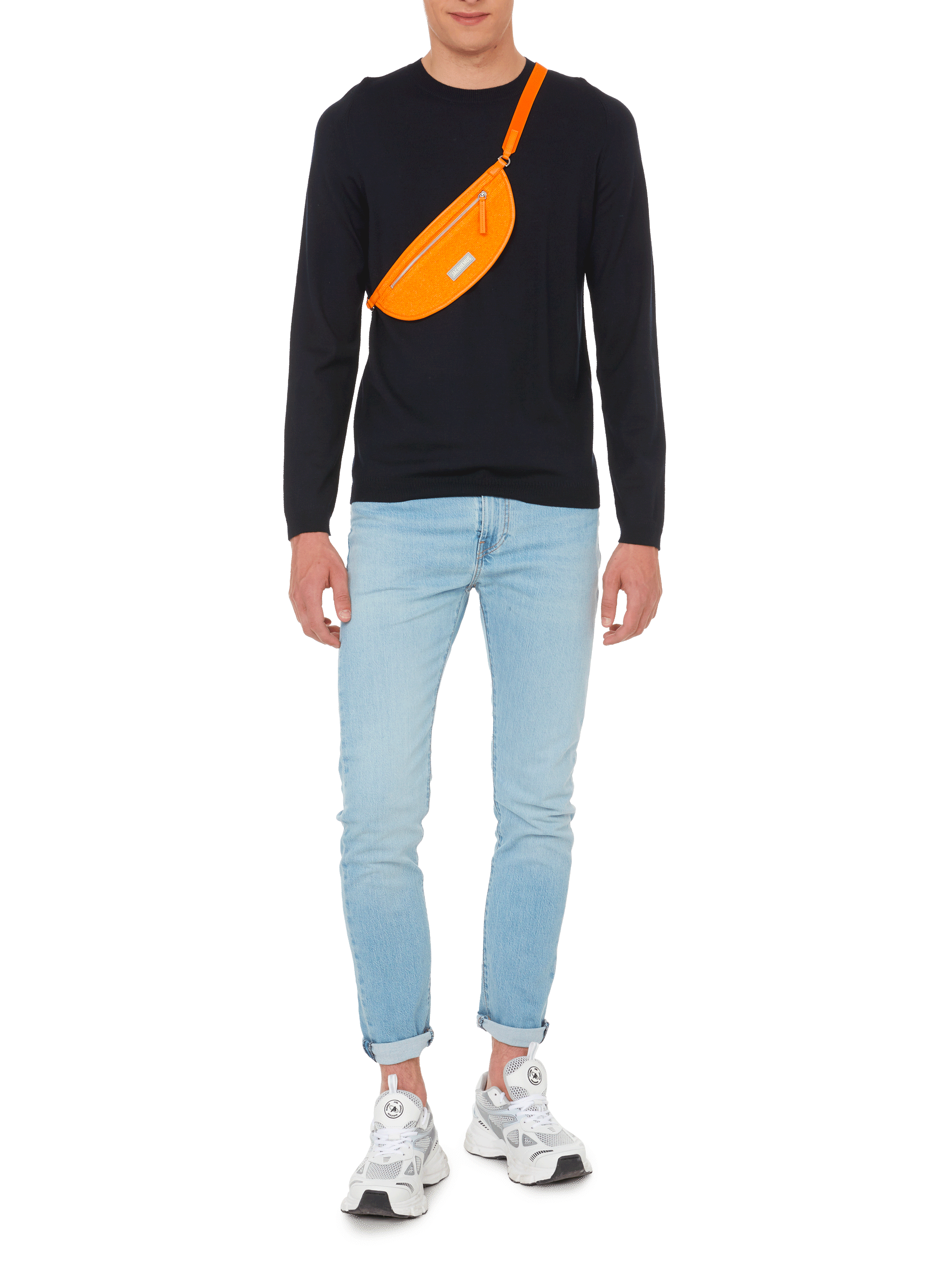 Merino wool sweater | Blue AU PRINTEMPS PARIS Men