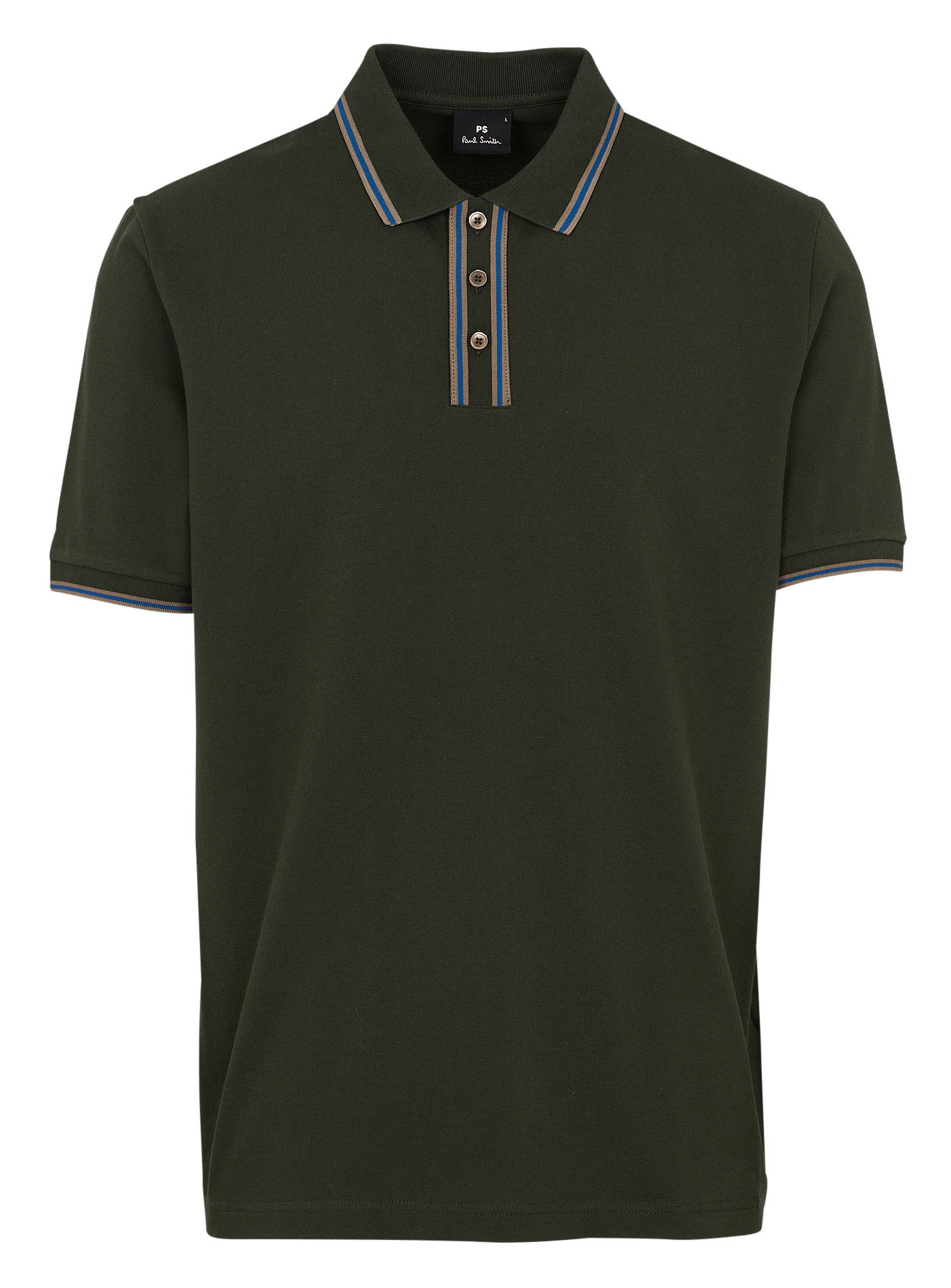 Short-sleeved cotton polo shirt PAUL SMITH Green