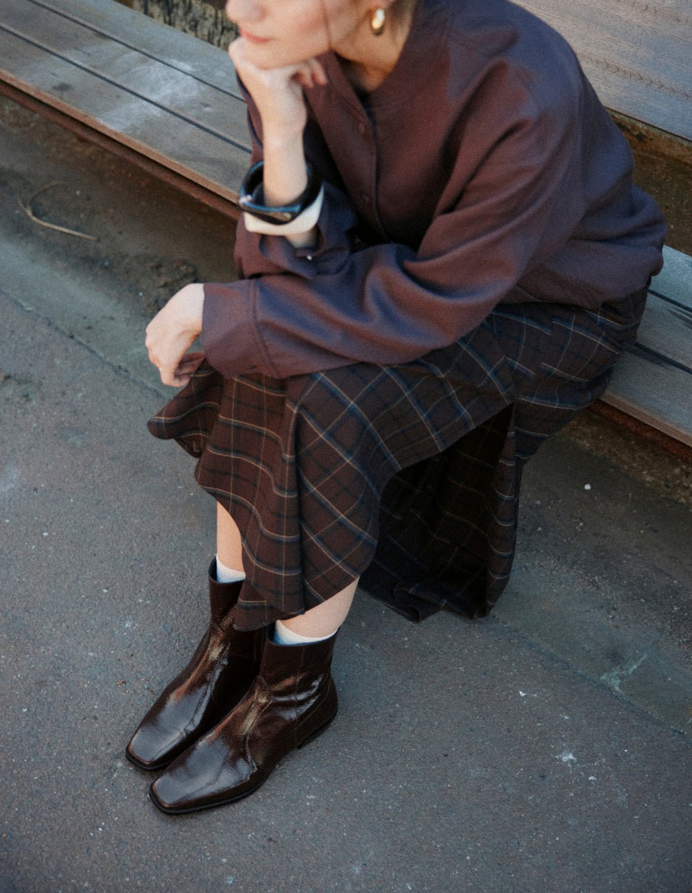 Ankle boots ODAJE Brown