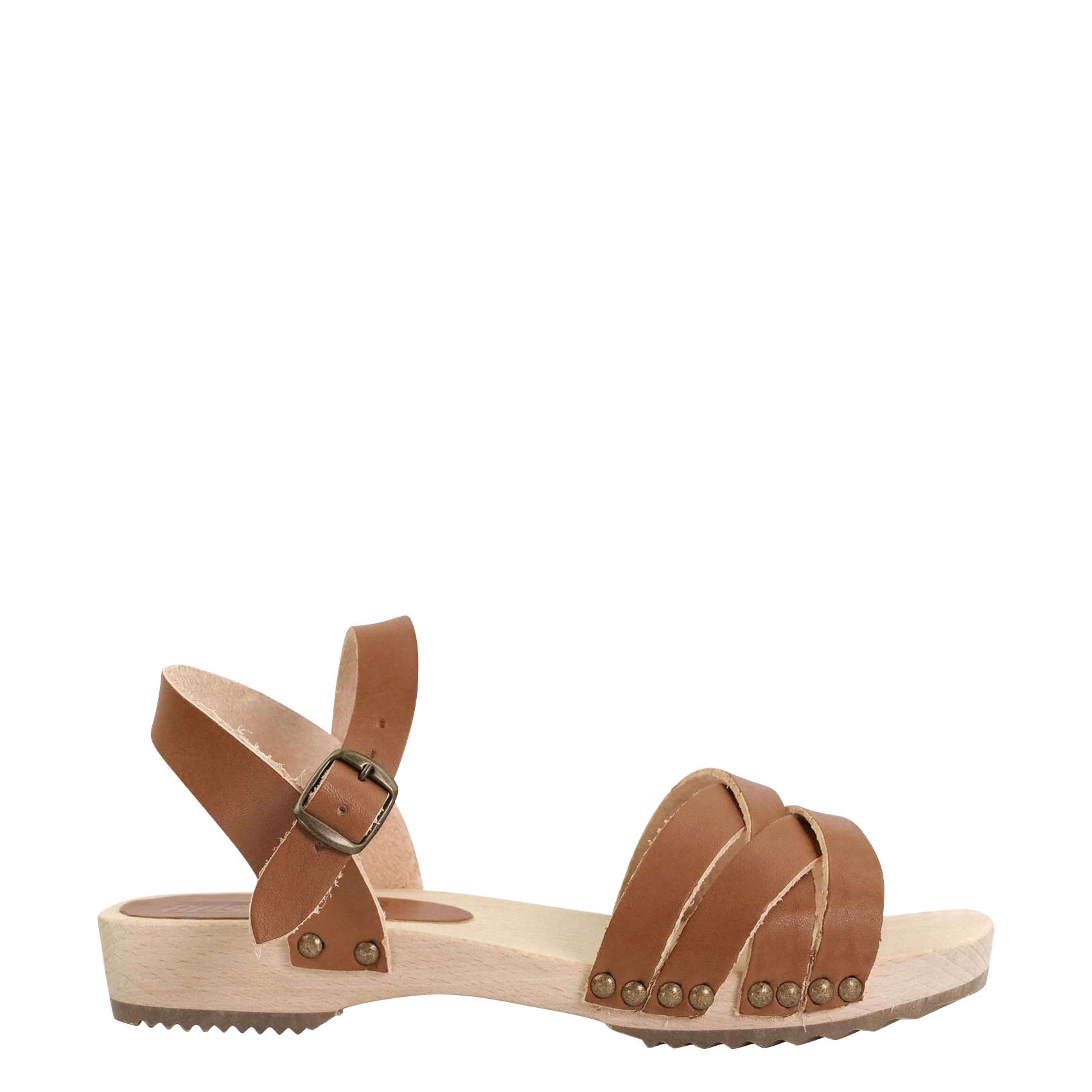 Leren sandalen BOSABO Bruin