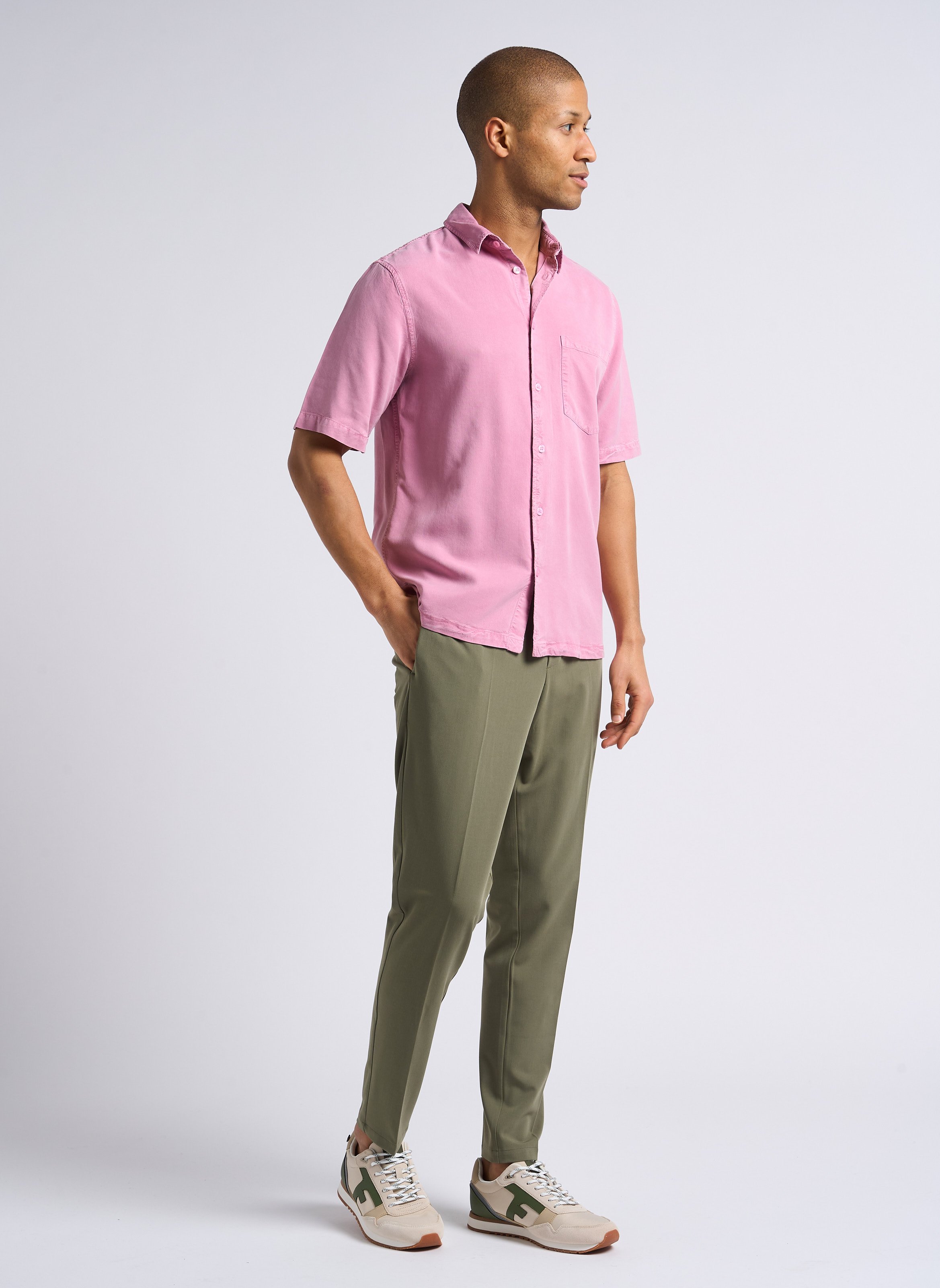 Regular-fit shirt SAMSOE SAMSOE Pink