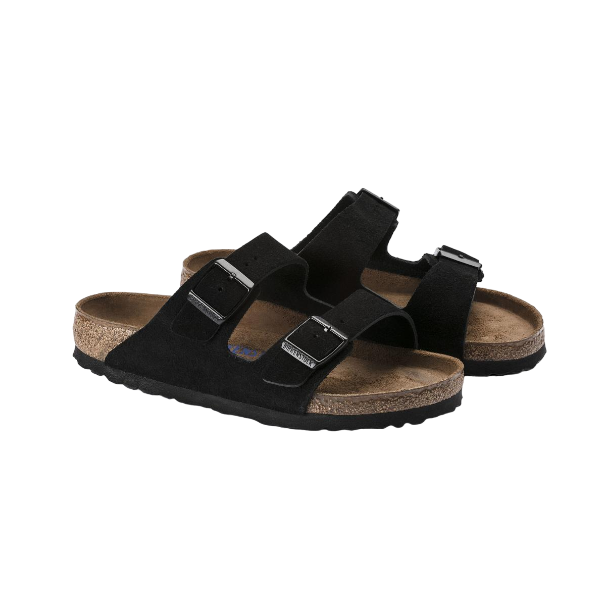 Faux leather sandals BIRKENSTOCK Black