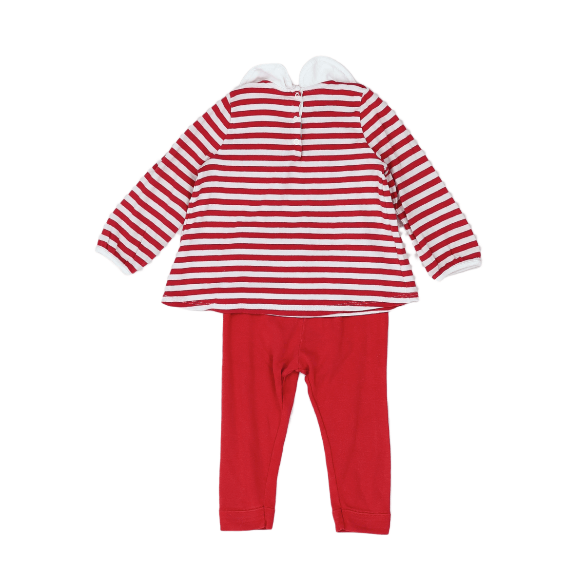 Red baby outfit - 18 months PETIT BATEAU - Seconde Main Red