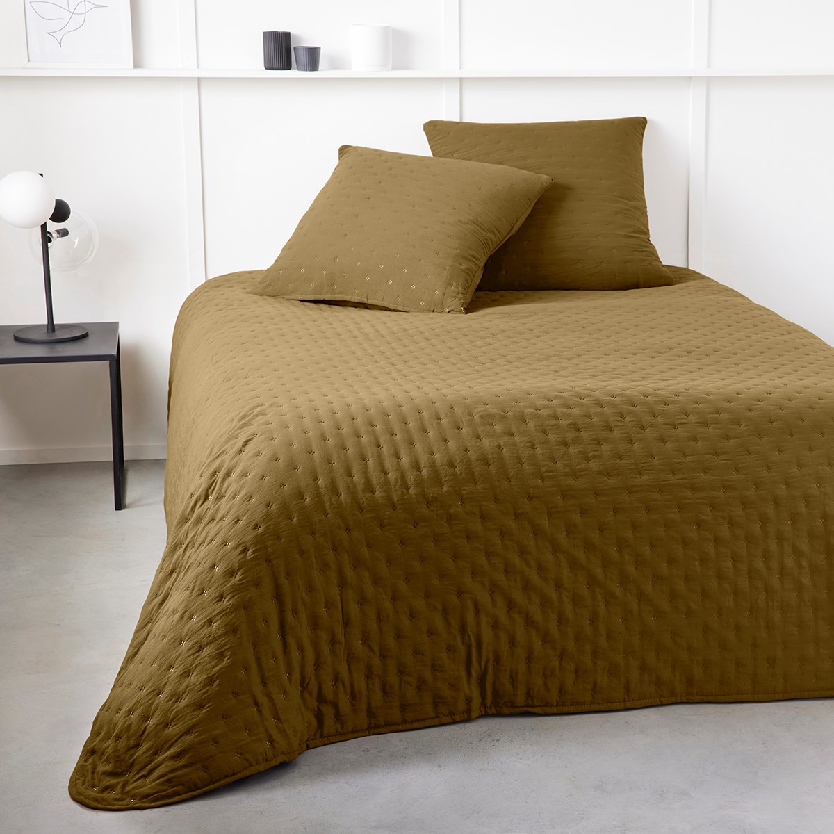 Boutis bedspread TODAY LINGE DE MAISON Brown
