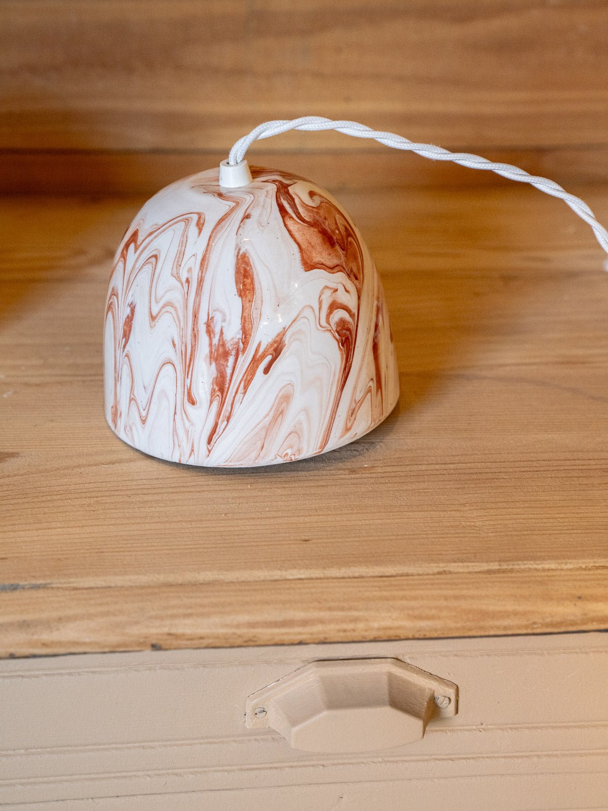 Ceramic Pendant Light No.27 DEBONGOUT Beige