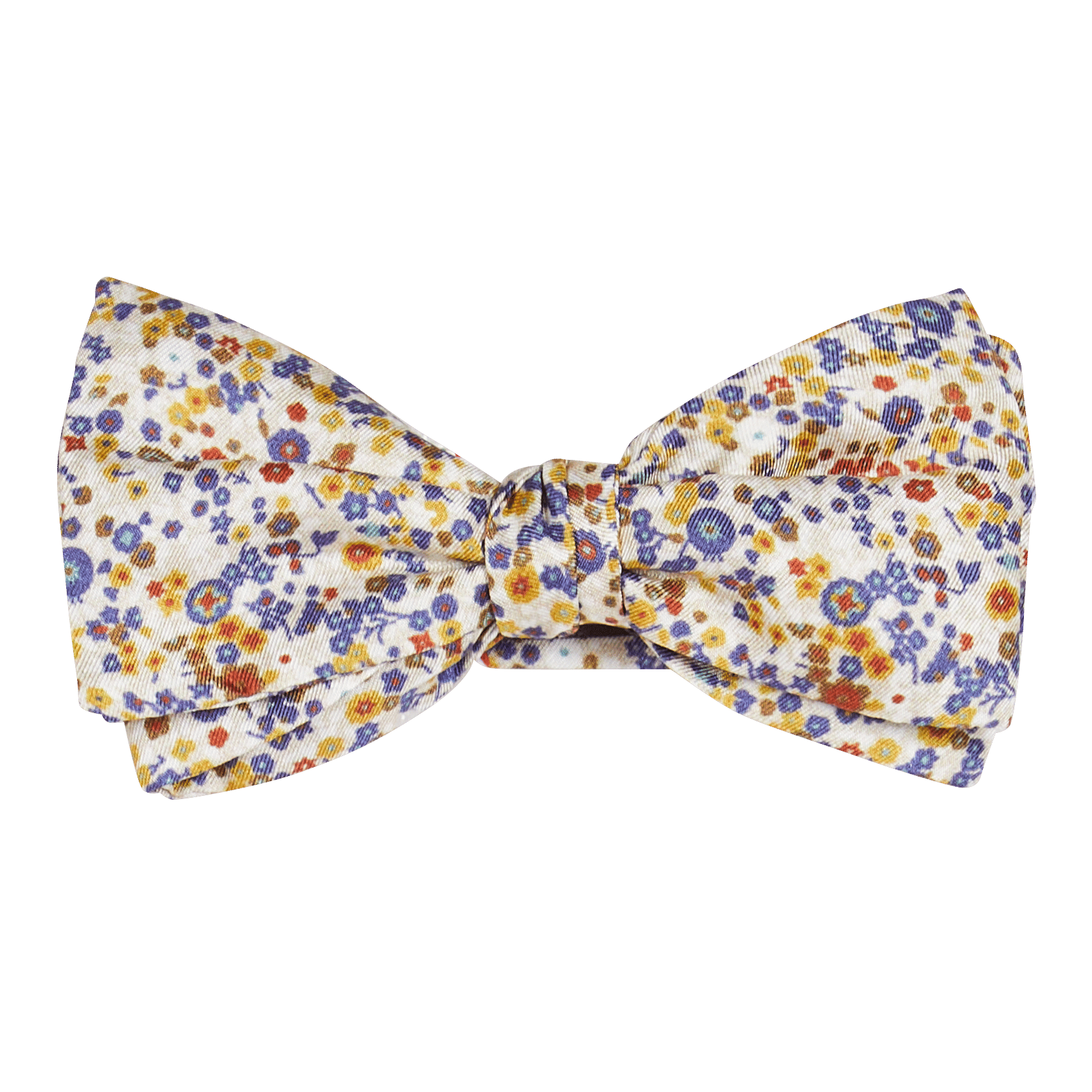 Seidenschleife mit Muster AU PRINTEMPS PARIS Mehrfarbig