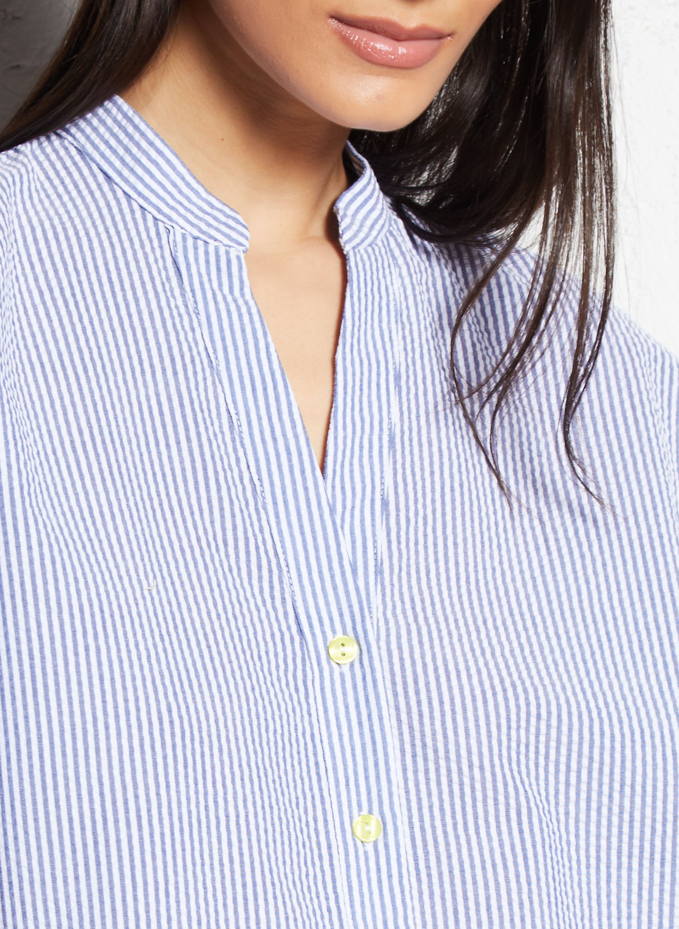 Chemise oversize à rayures Multicolore