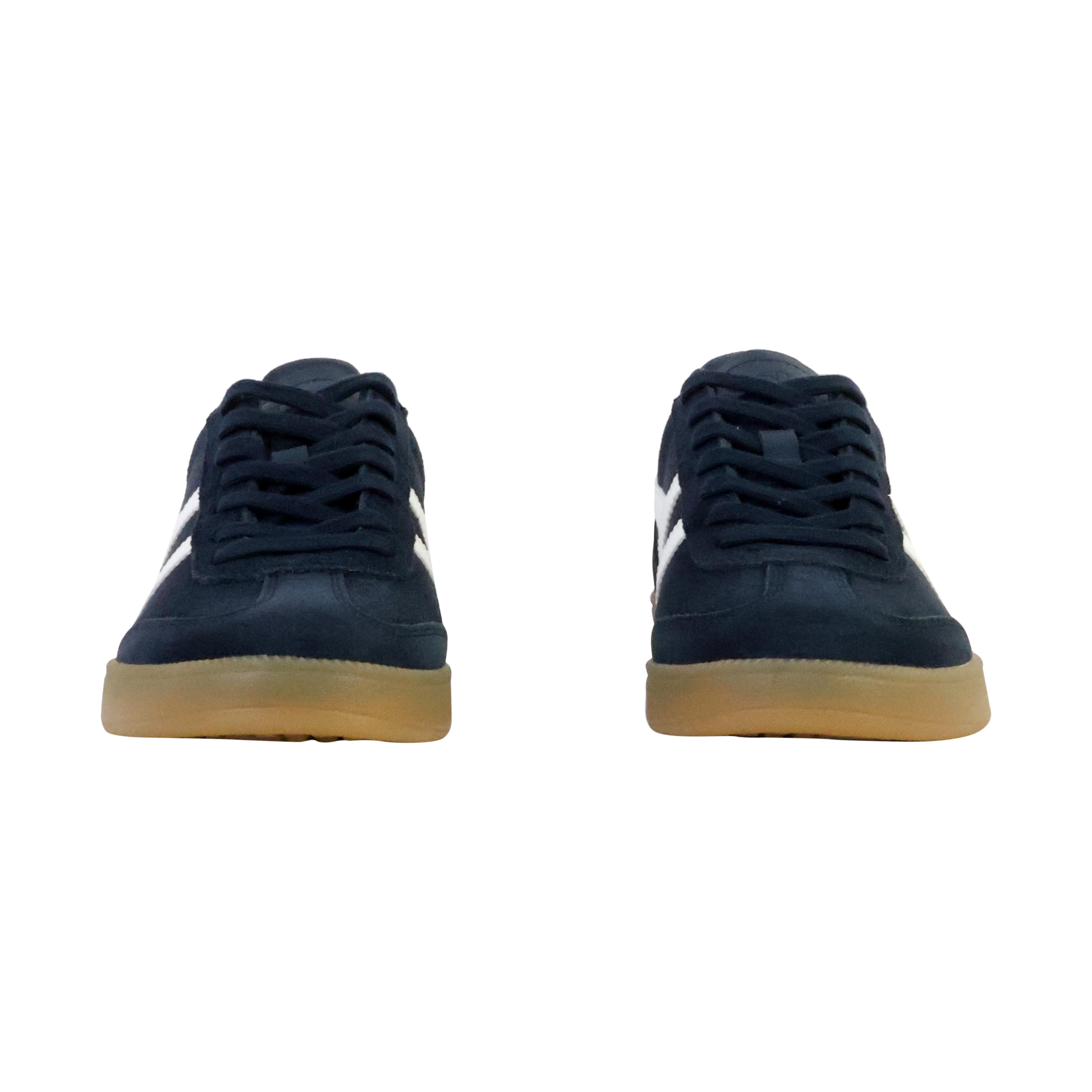 Low leather sneaker viper Blue
