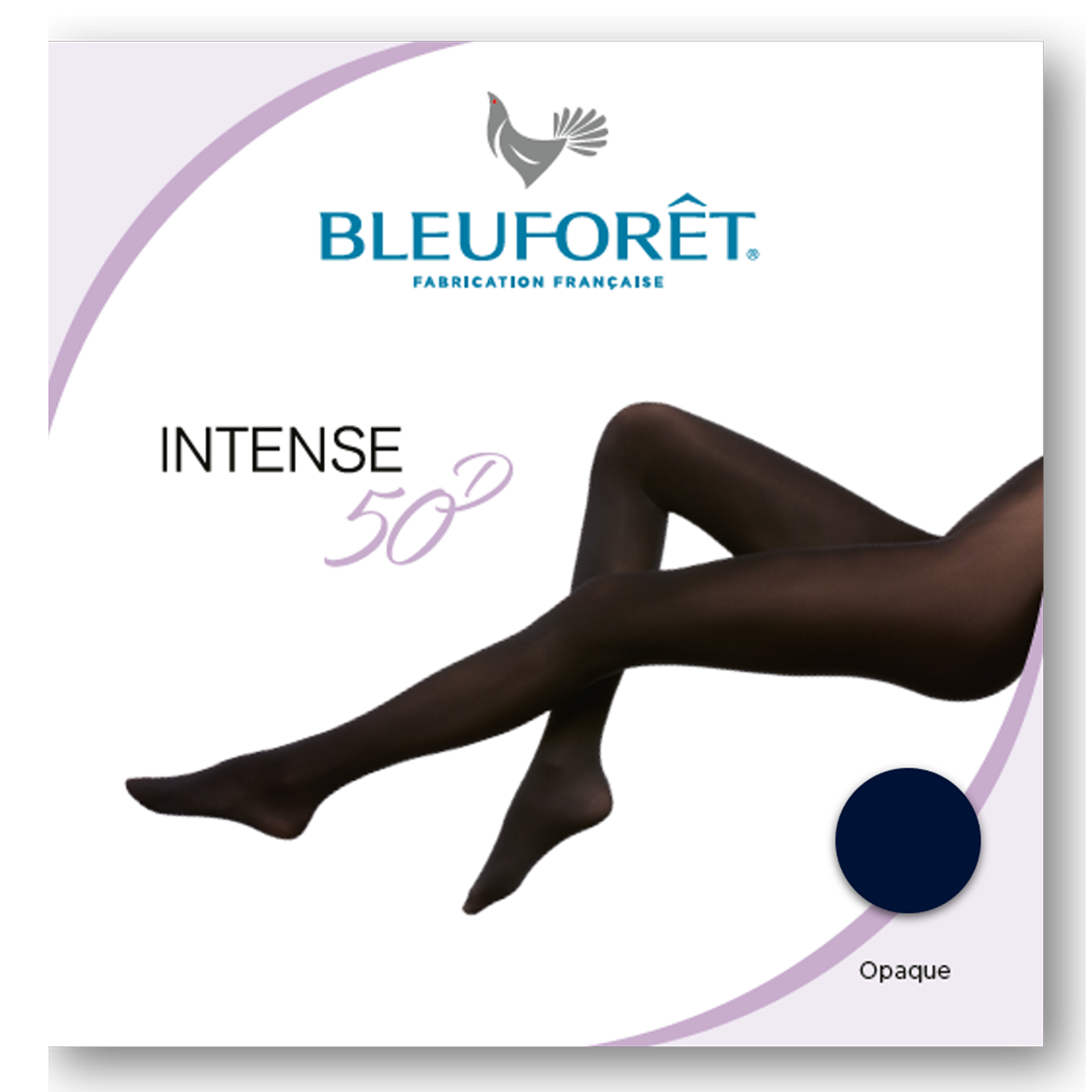 50D opaque pantyhose BLEUFORET Blue