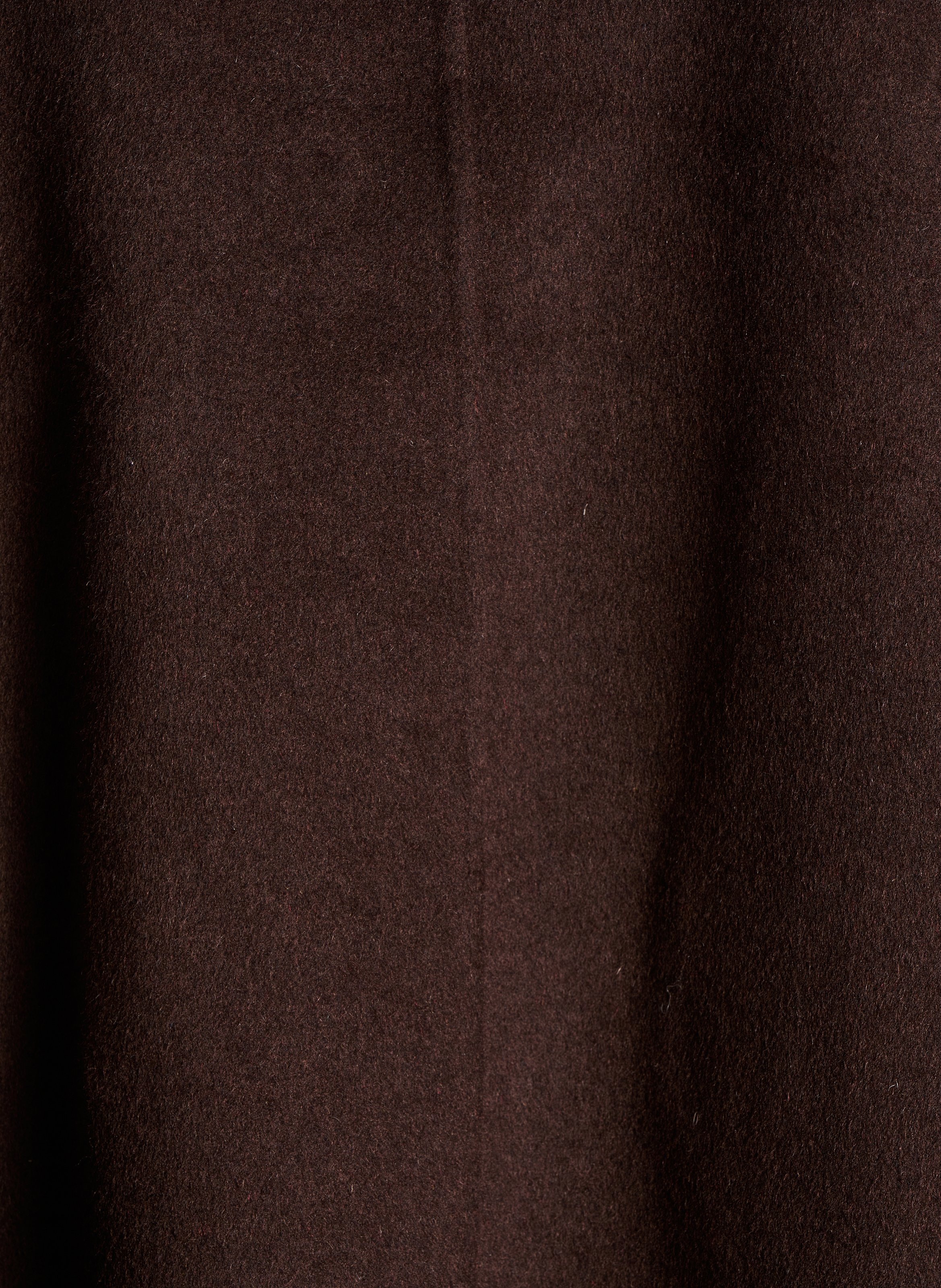 Gerader Mantel mit Schalkragen aus recycelter Mischwolle LA FEE MARABOUTEE Braun