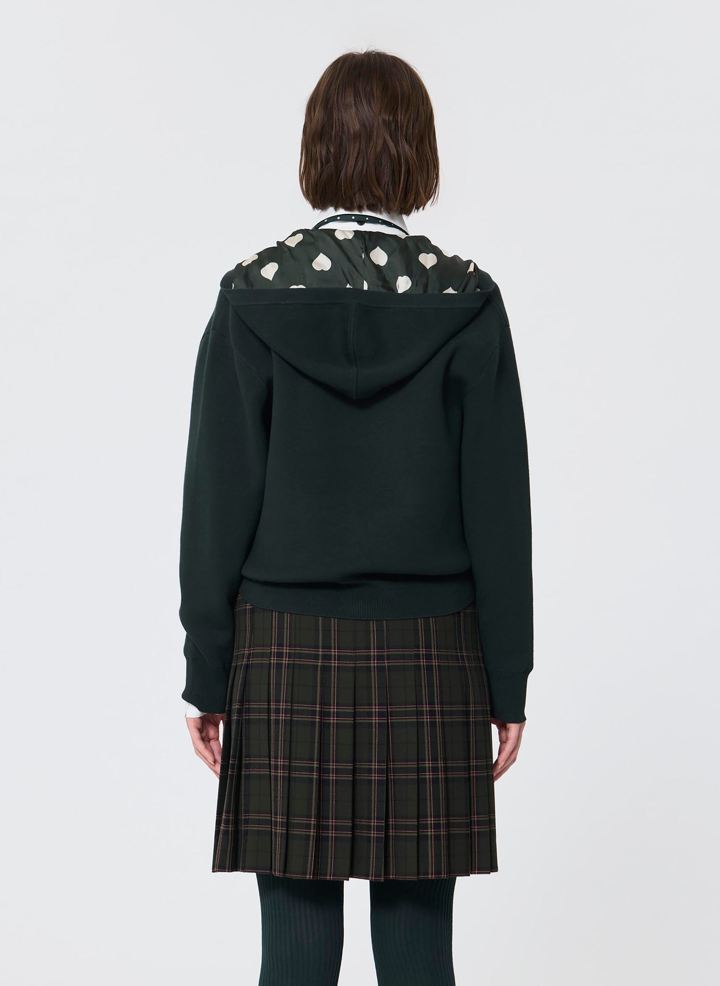 Hooded cardigan  TARA JARMON Green