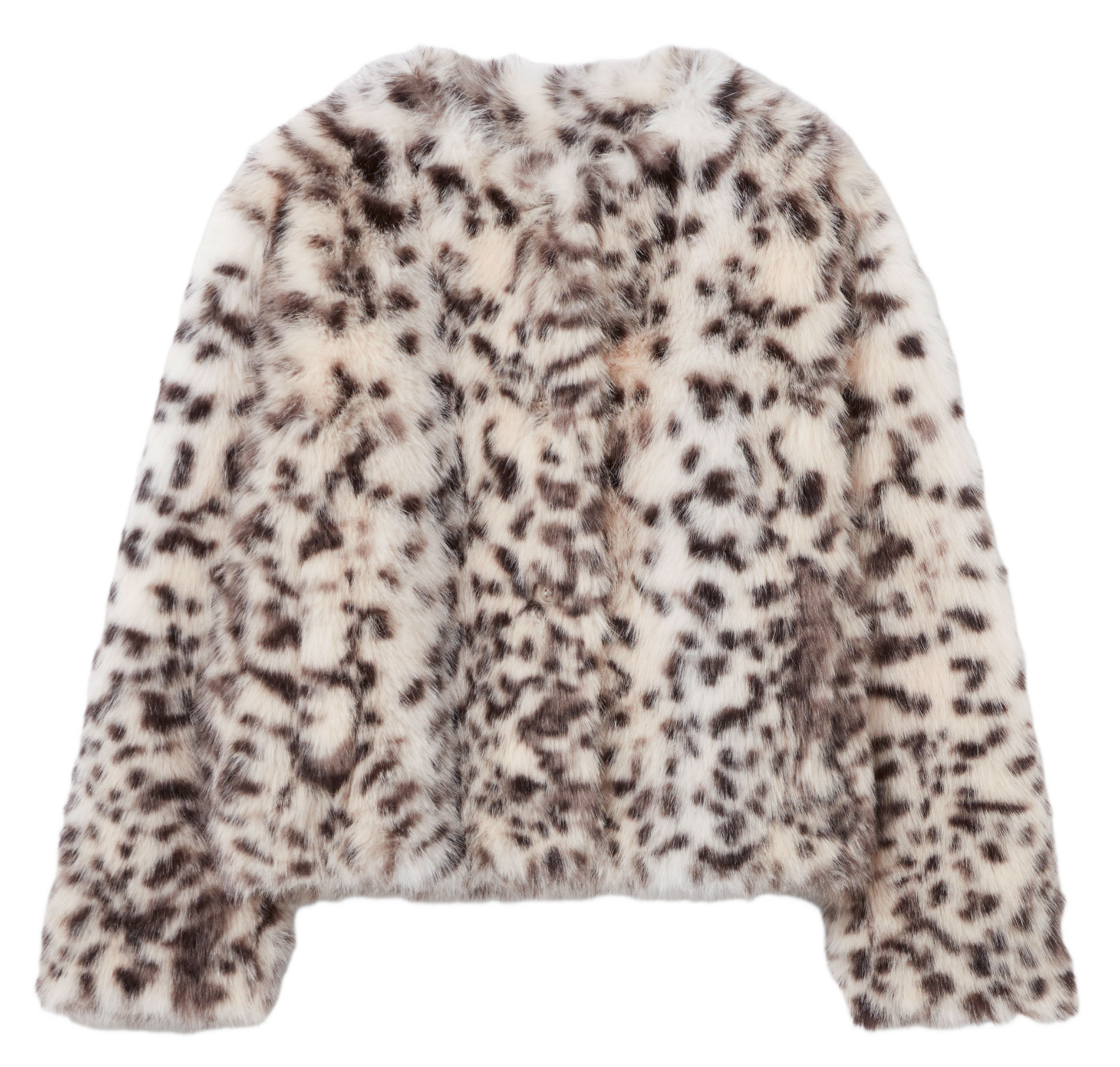 Manteau imprimé en fausse fourrure CLAUDIE PIERLOT Multicolore