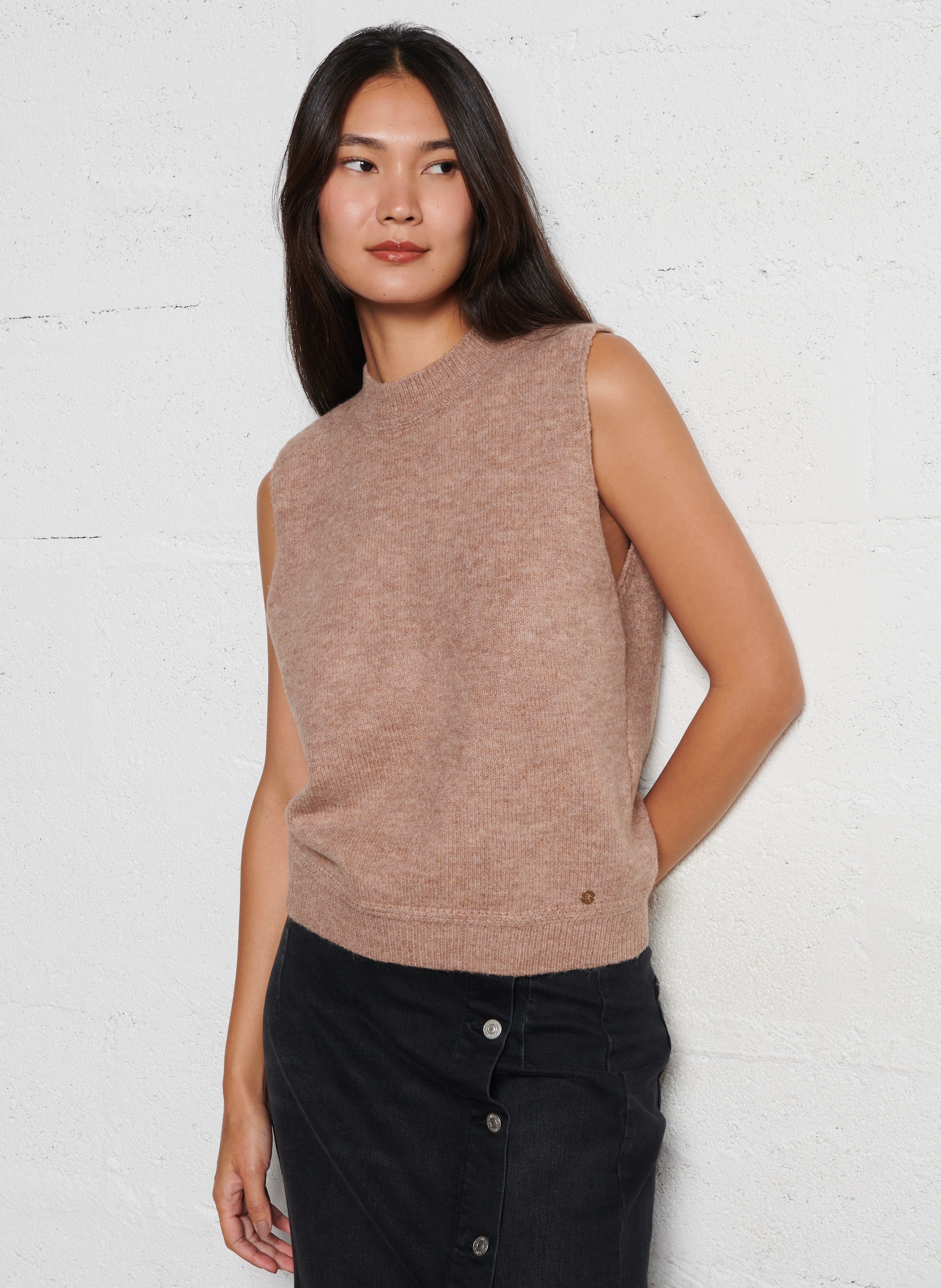 Pull oversize col montant  LA PETITE ETOILE