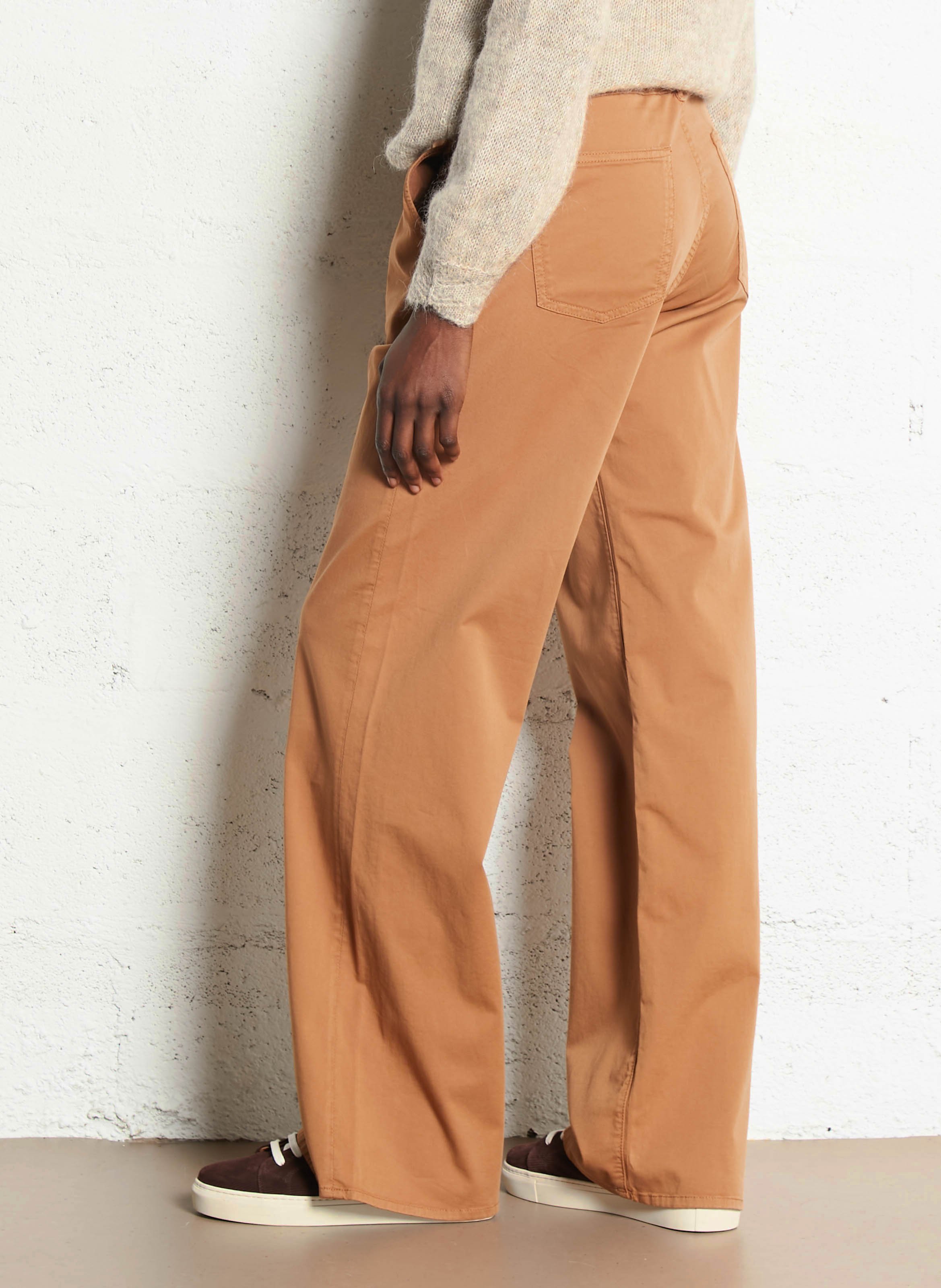 Cotton-blend bucket hat LE TEMPS DES CERISES Brown