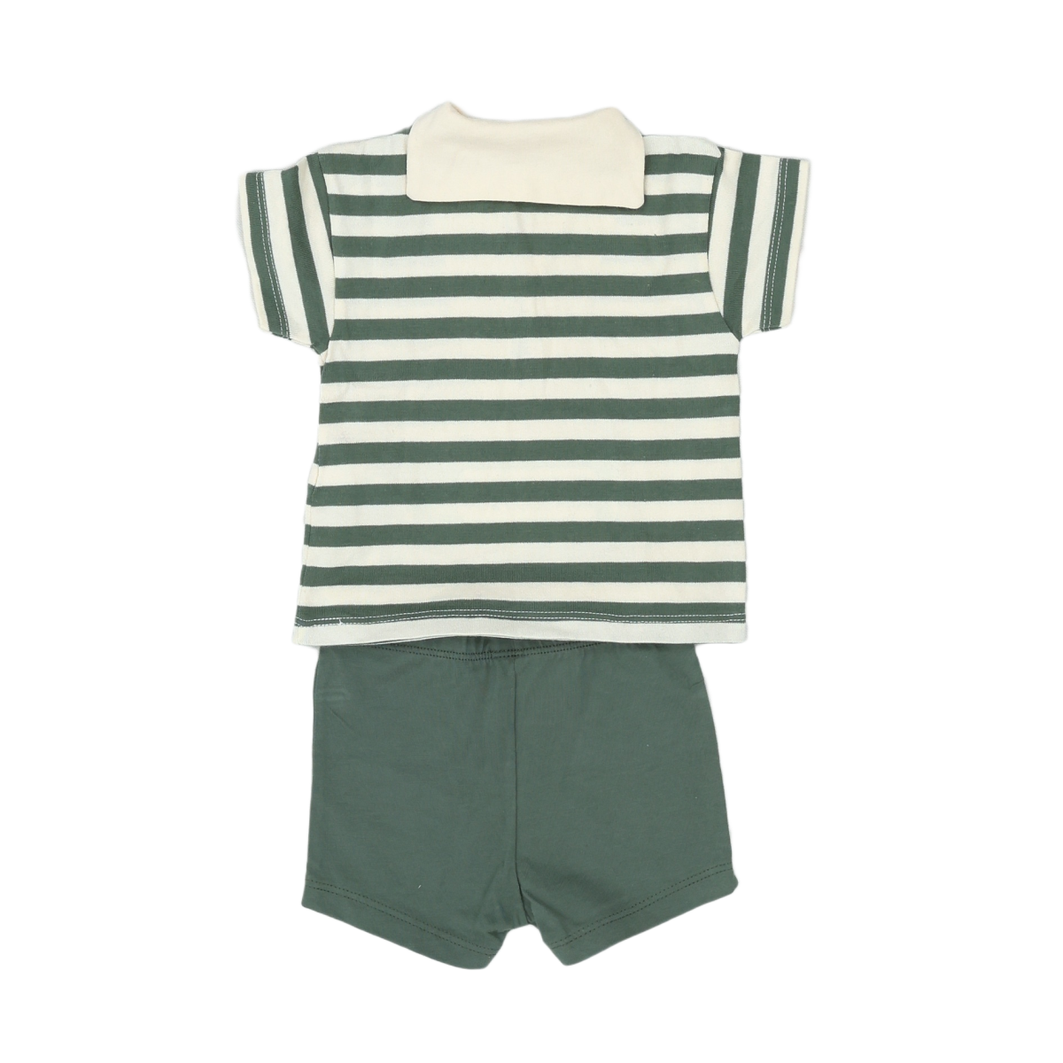Green baby set - 3 months PETIT BATEAU - Seconde Main Green