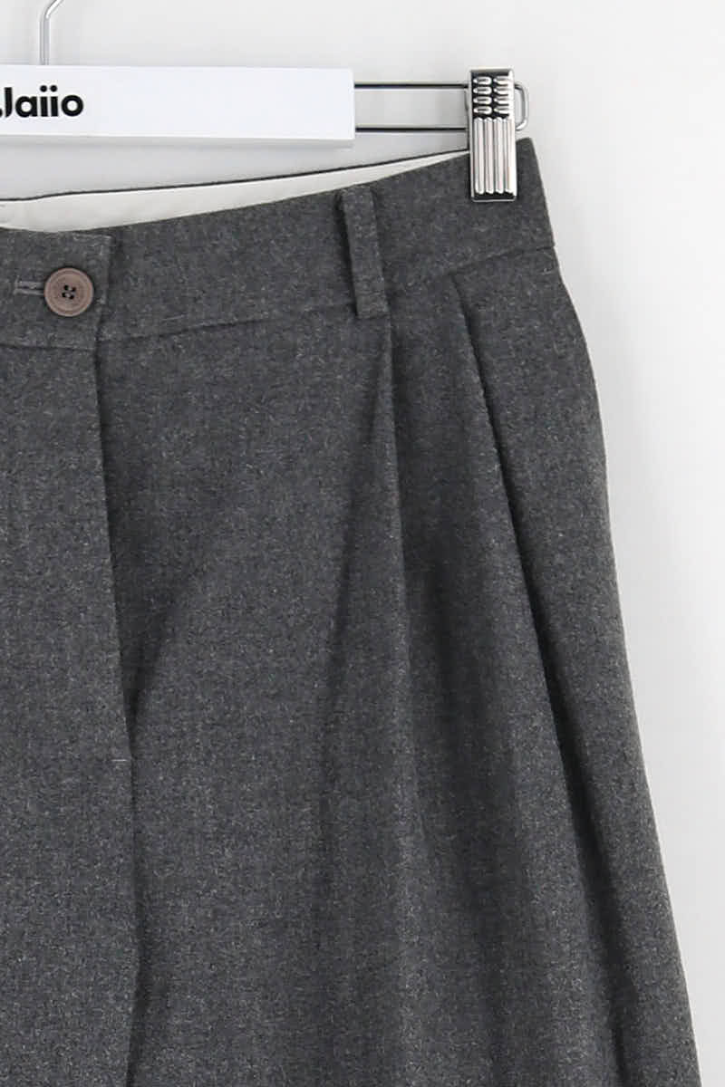 Wide trousers LACOSTE - SECONDE MAIN Grey