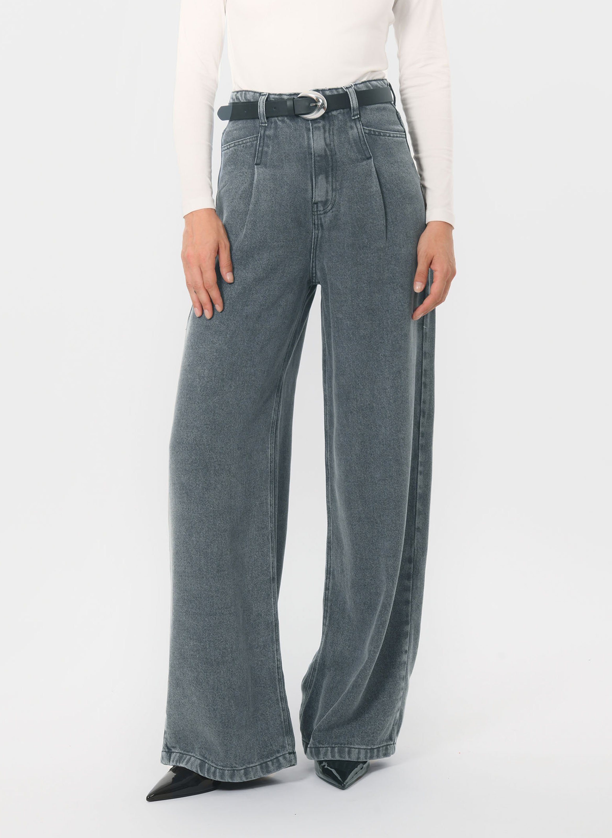 Jean large KOOKAI Gris