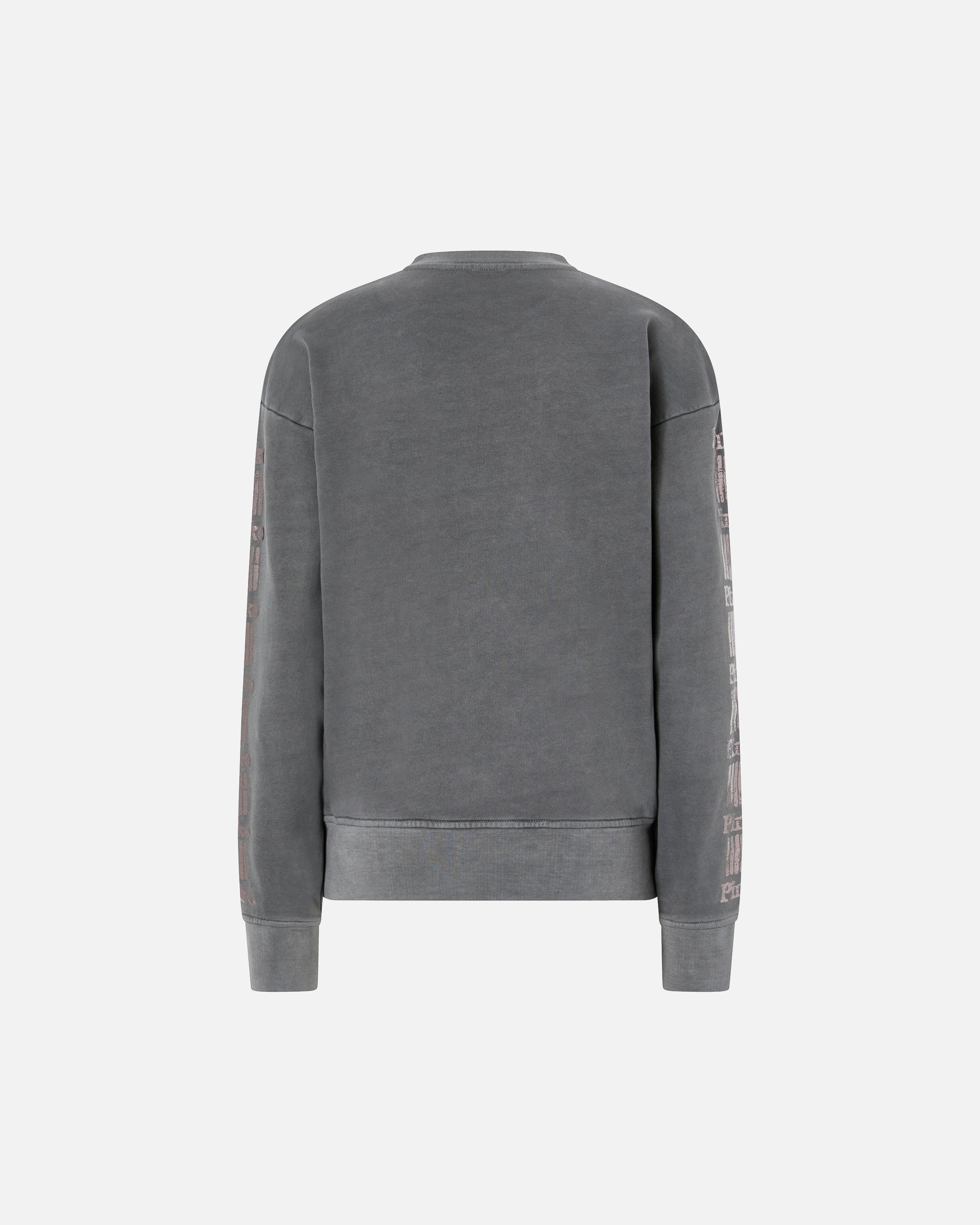 Sweatshirt with lame print PINKO Grey