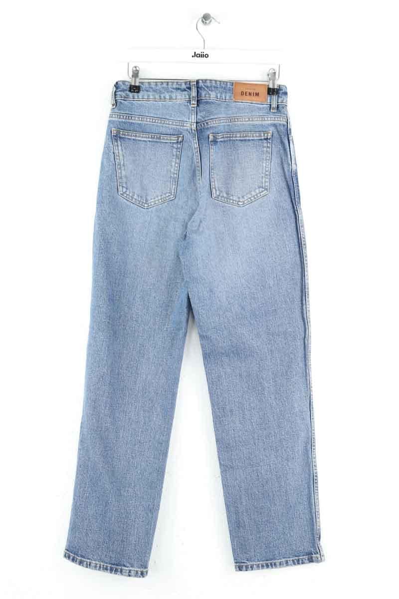 - Straight-leg jeans
- 5 pockets
- Straight cut
- Faded effect SEZANE - Seconde main Blue