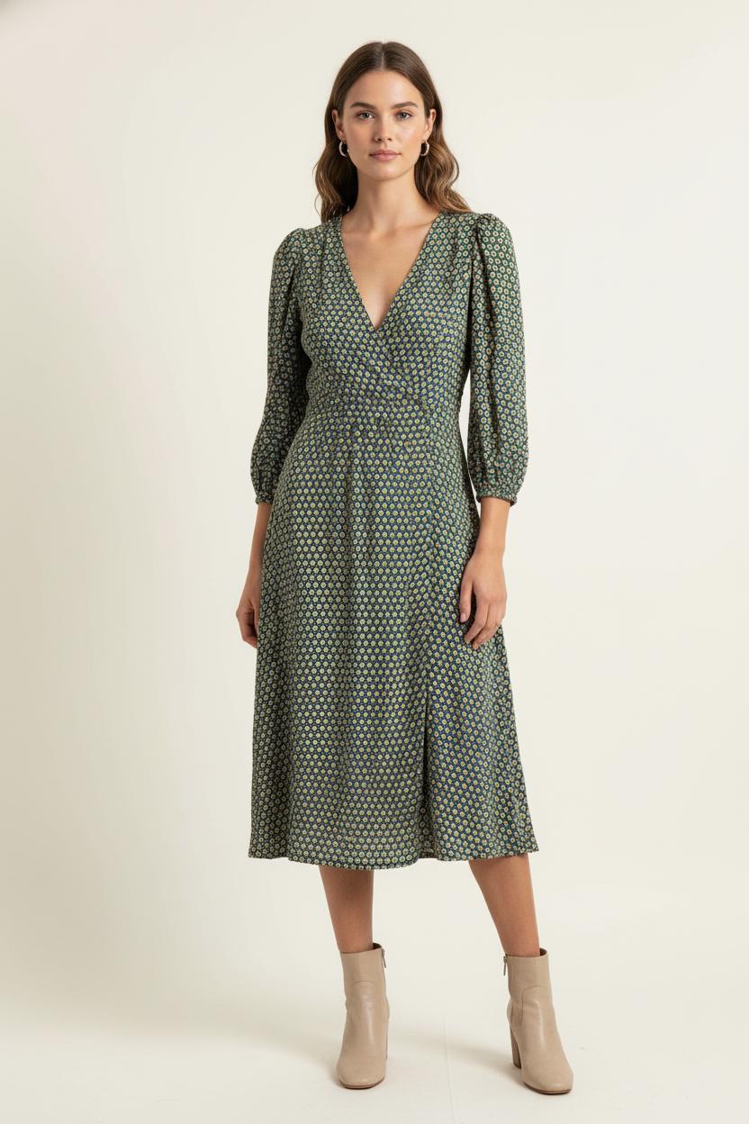 Short & Midi Dress STELLA FOREST - SECONDE MAIN Green