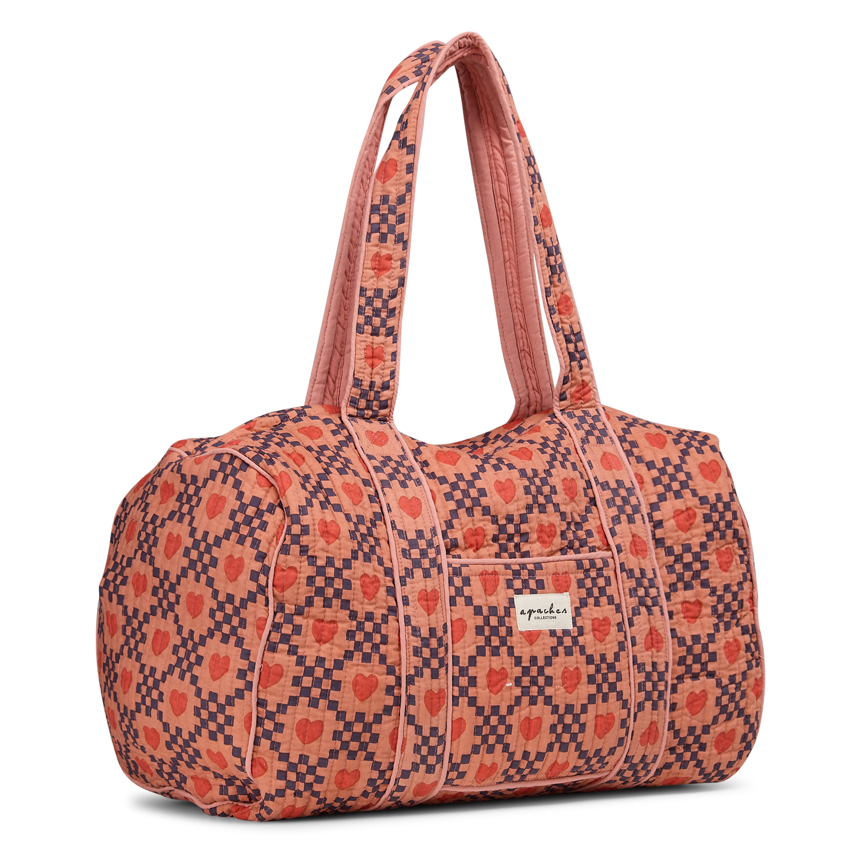 Printed cotton bag APACHES COLLECTIONS Orange