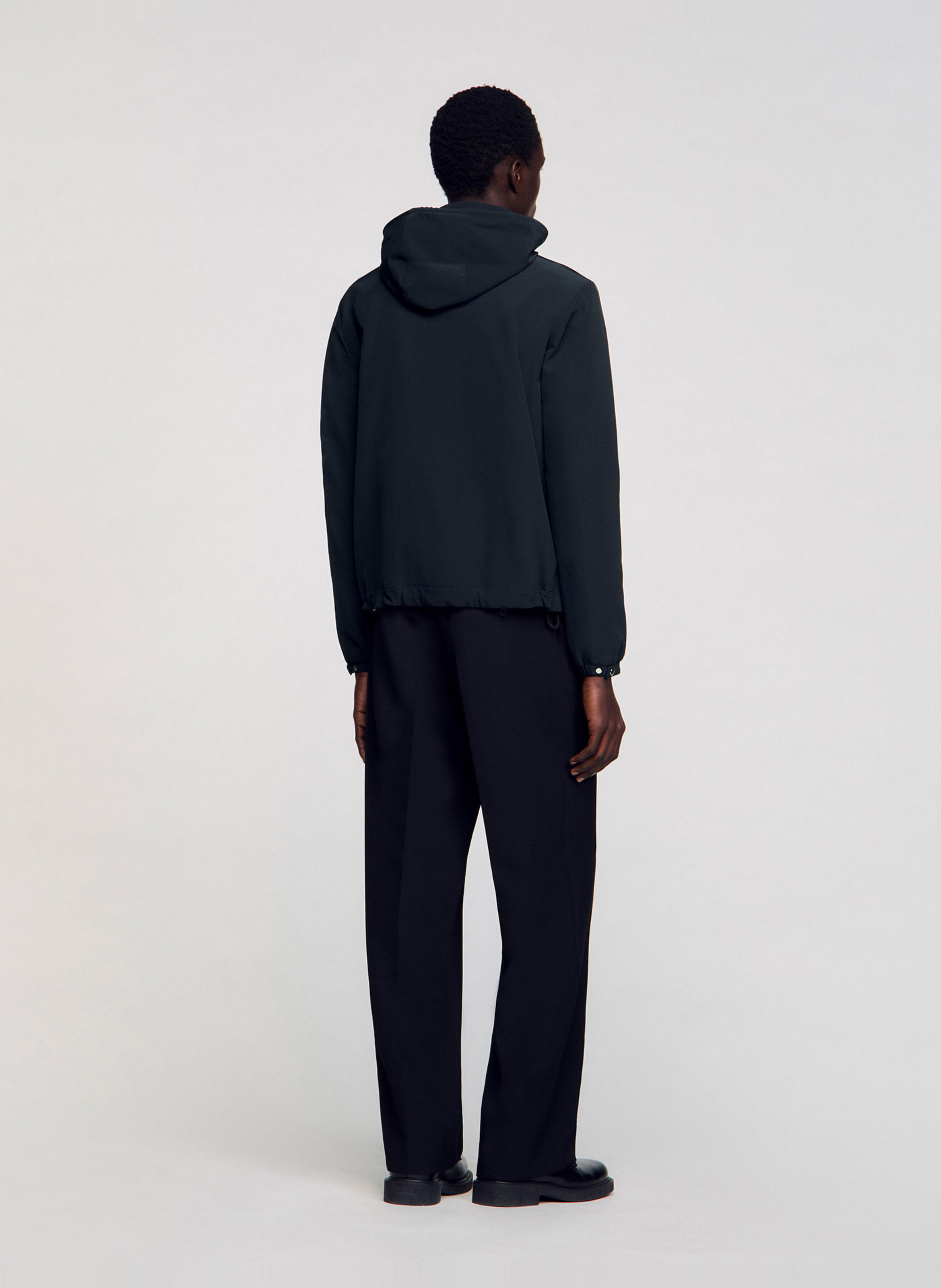 Blouson à capuche SANDRO Blue