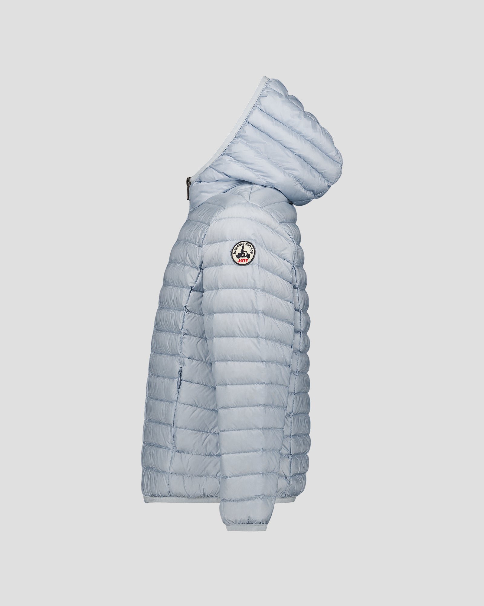 Hugo lightweight hooded child's puffer coat JOTT Blue