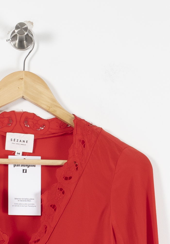 Blouse SEZANE - Seconde main Red