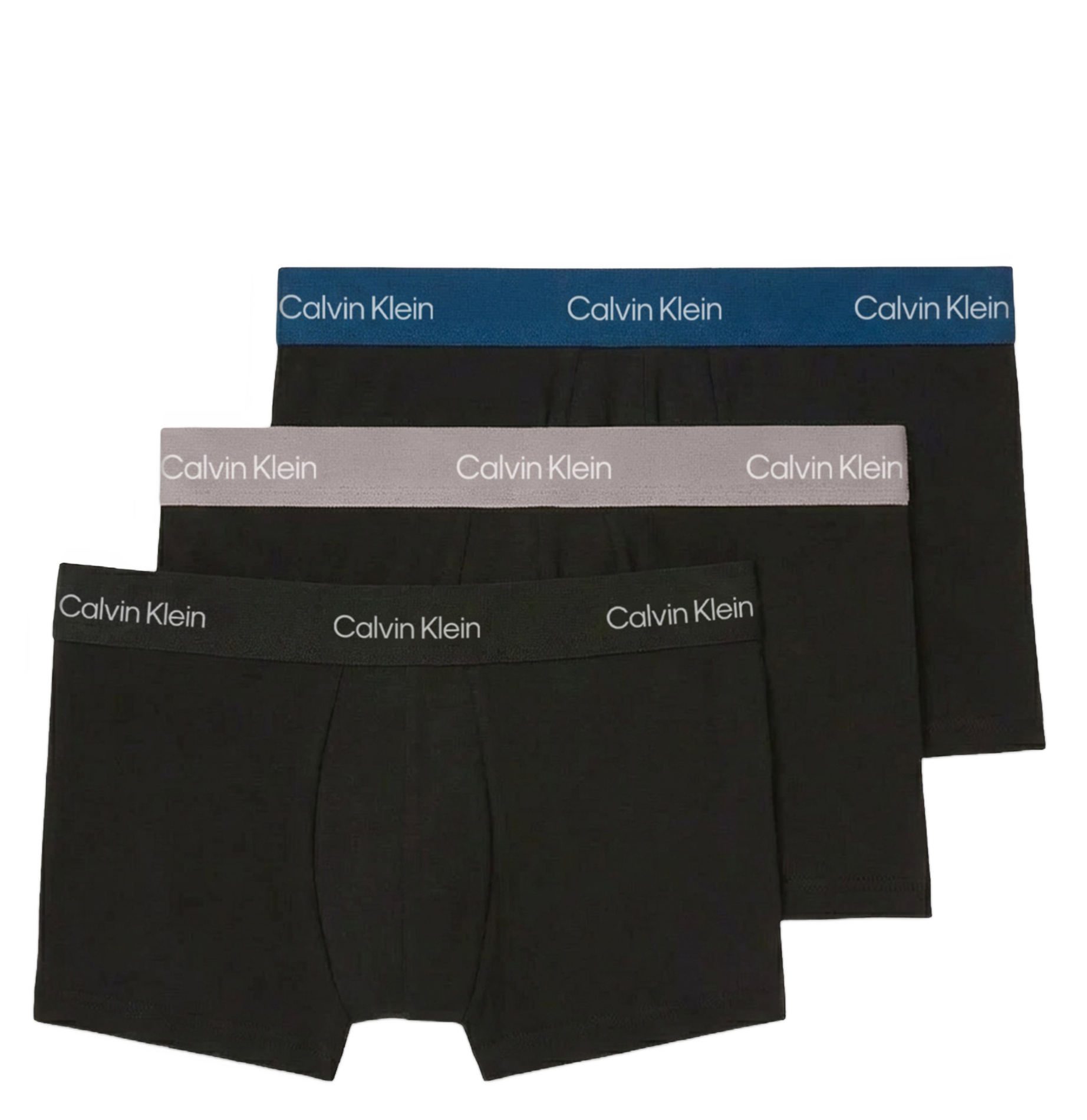 DIM Powerful pack of three cotton boxer shorts CALVIN KLEIN UNDERWEAR Khaki