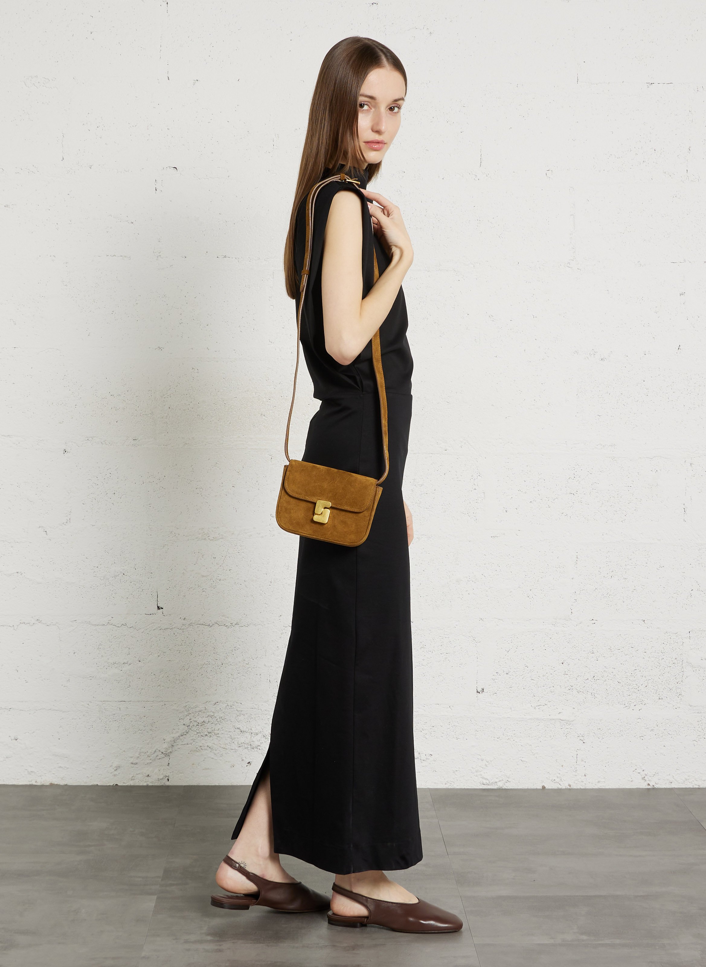 Brieftasche aus Leder SOEUR Braun