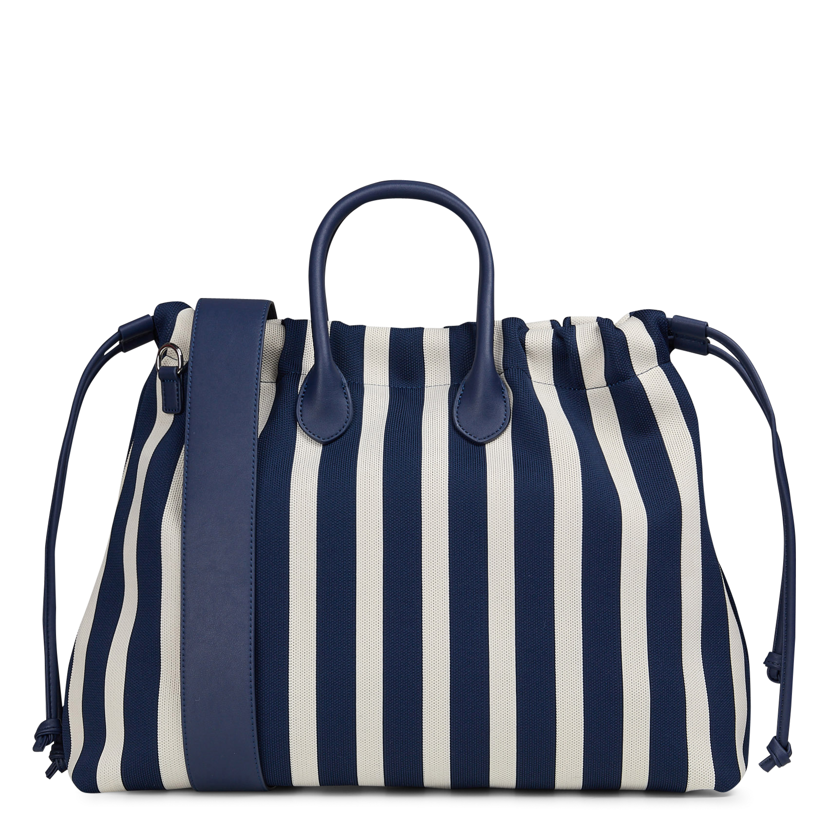 Bolso shopper a rayas AU PRINTEMPS PARIS Azul