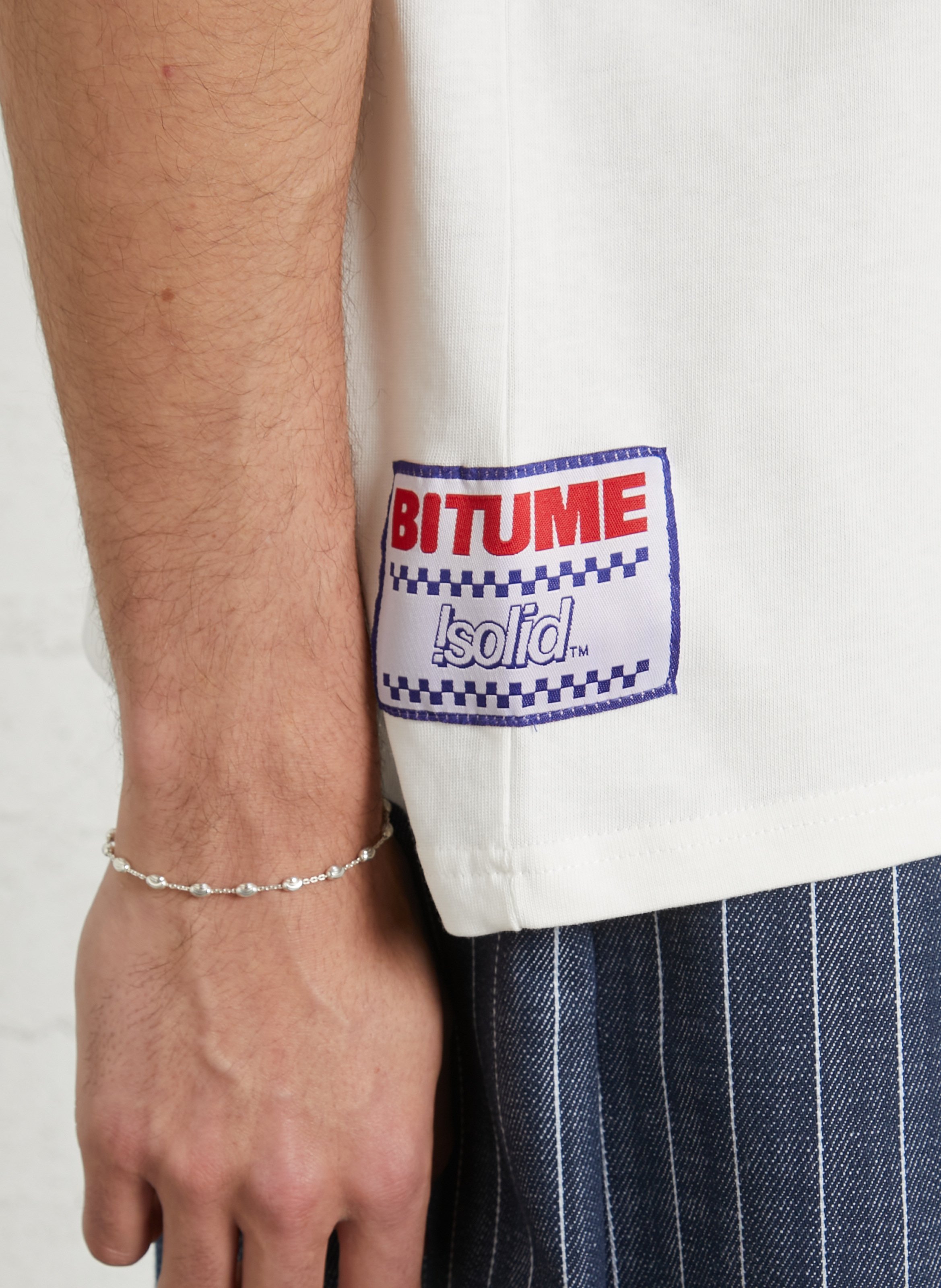 Camiliday round-neck sleeveless cotton top SOLID White