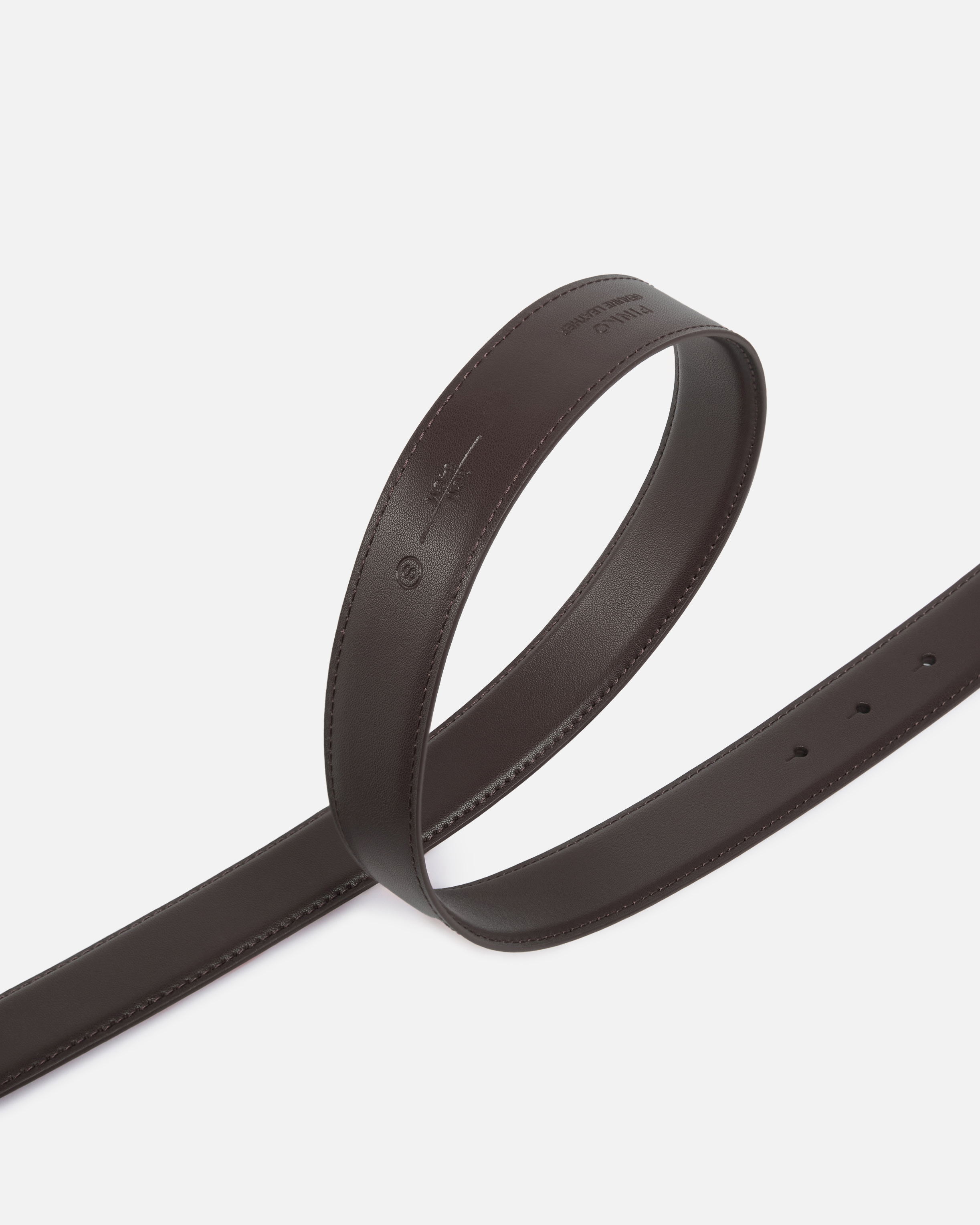 Love birds leather belt 3cm Black