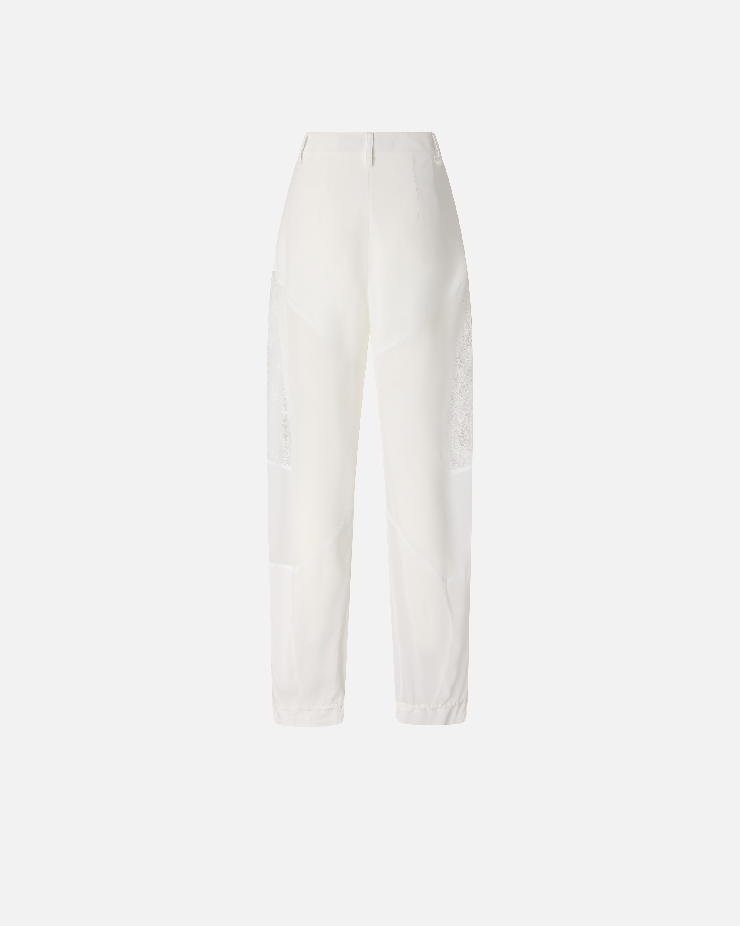 Pantalon avec détails en dentelle PINKO Blanc