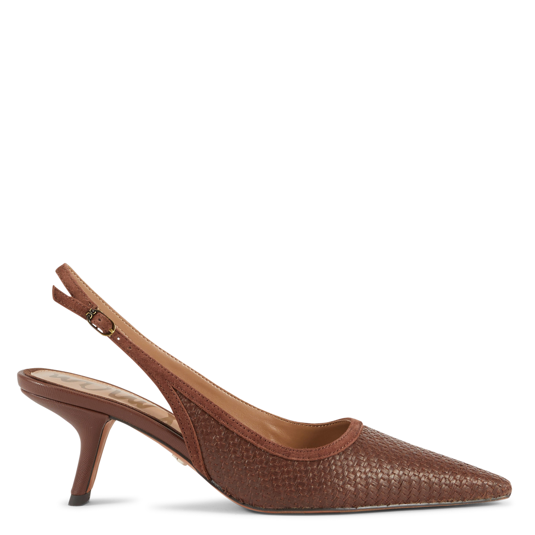 Raffia-Pumps SAM EDELMAN Braun