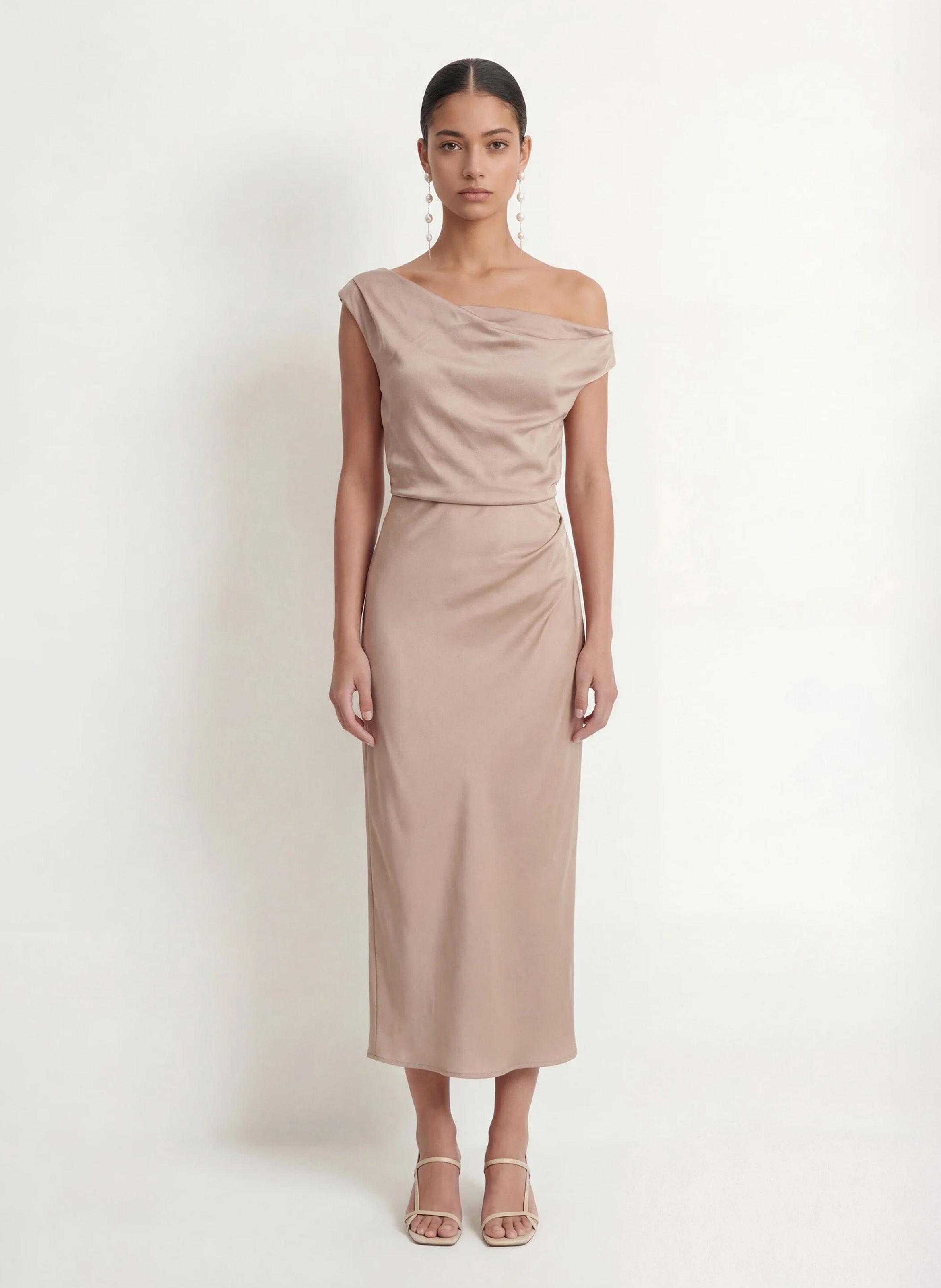 Robe longue décolleté asylétrique KOOKAI