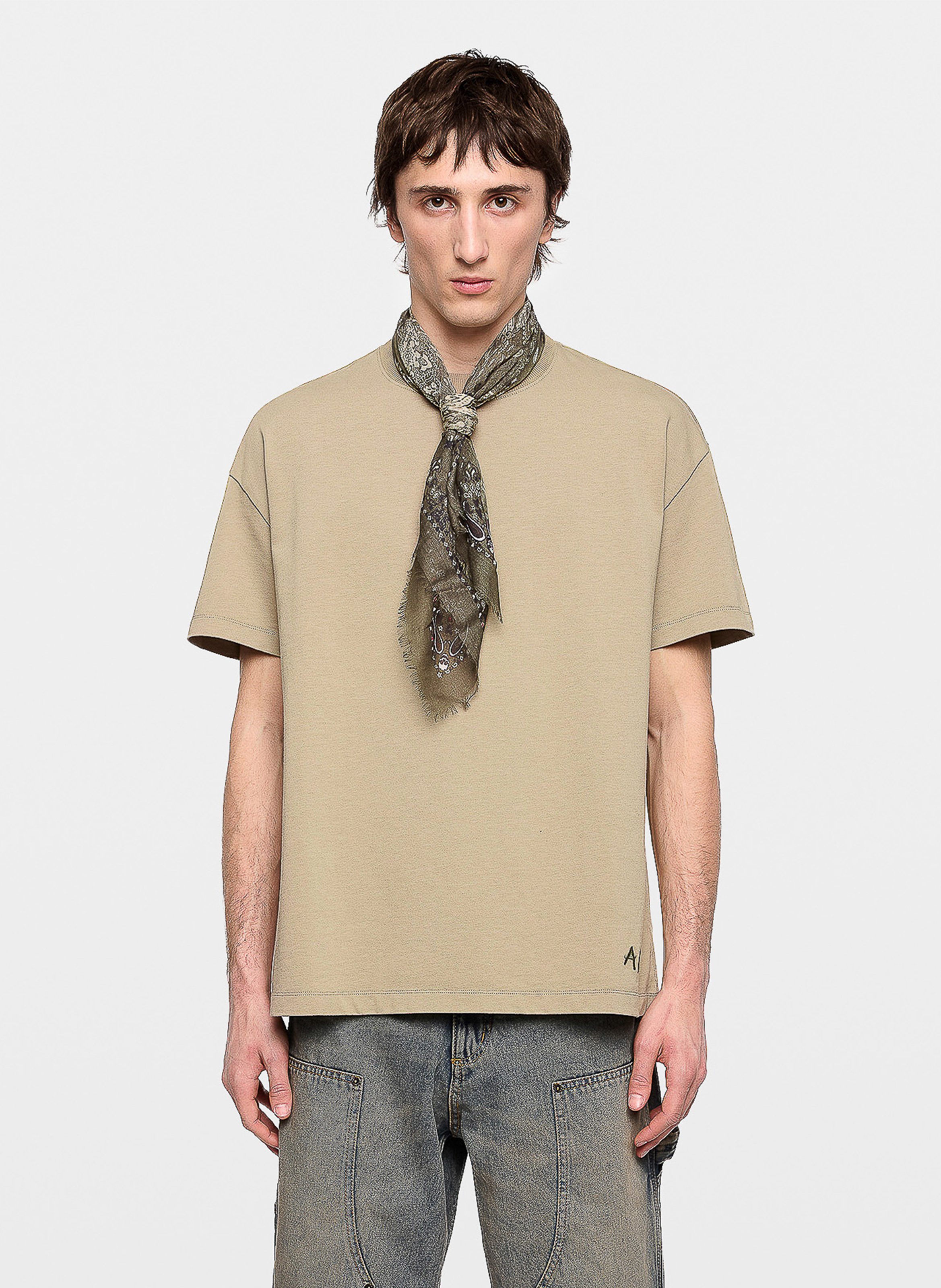 T-shirt met ronde hals van biologisch katoen ZADIG&VOLTAIRE Beige