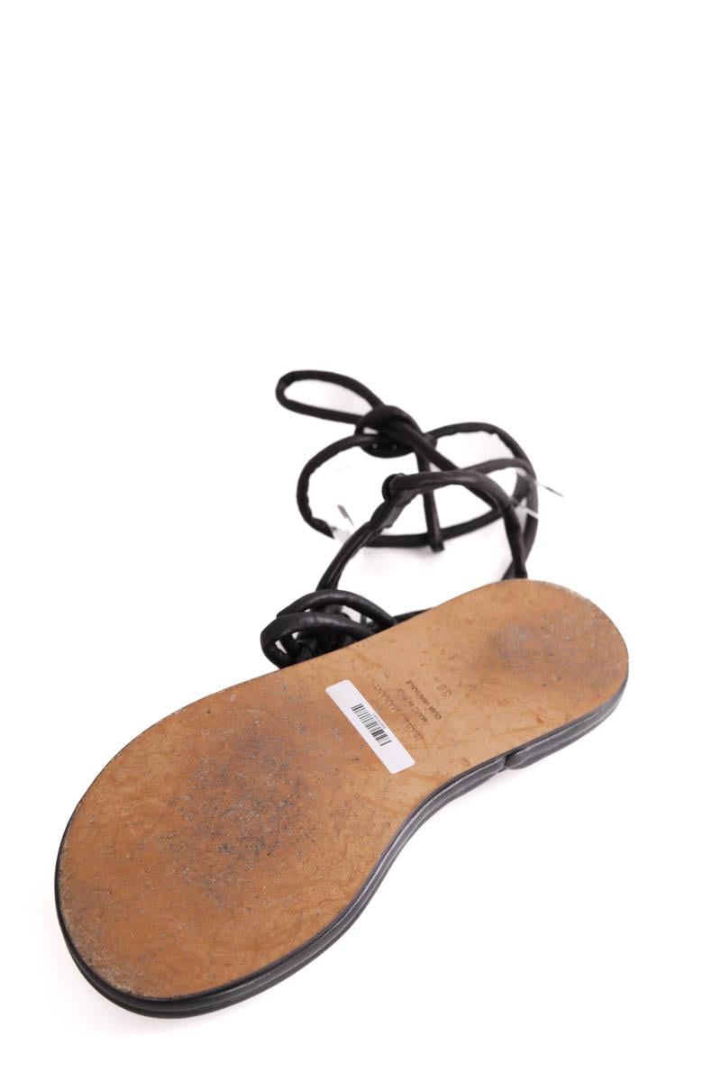 Faux leather sandals ISABEL MARANT - Seconde Main Black