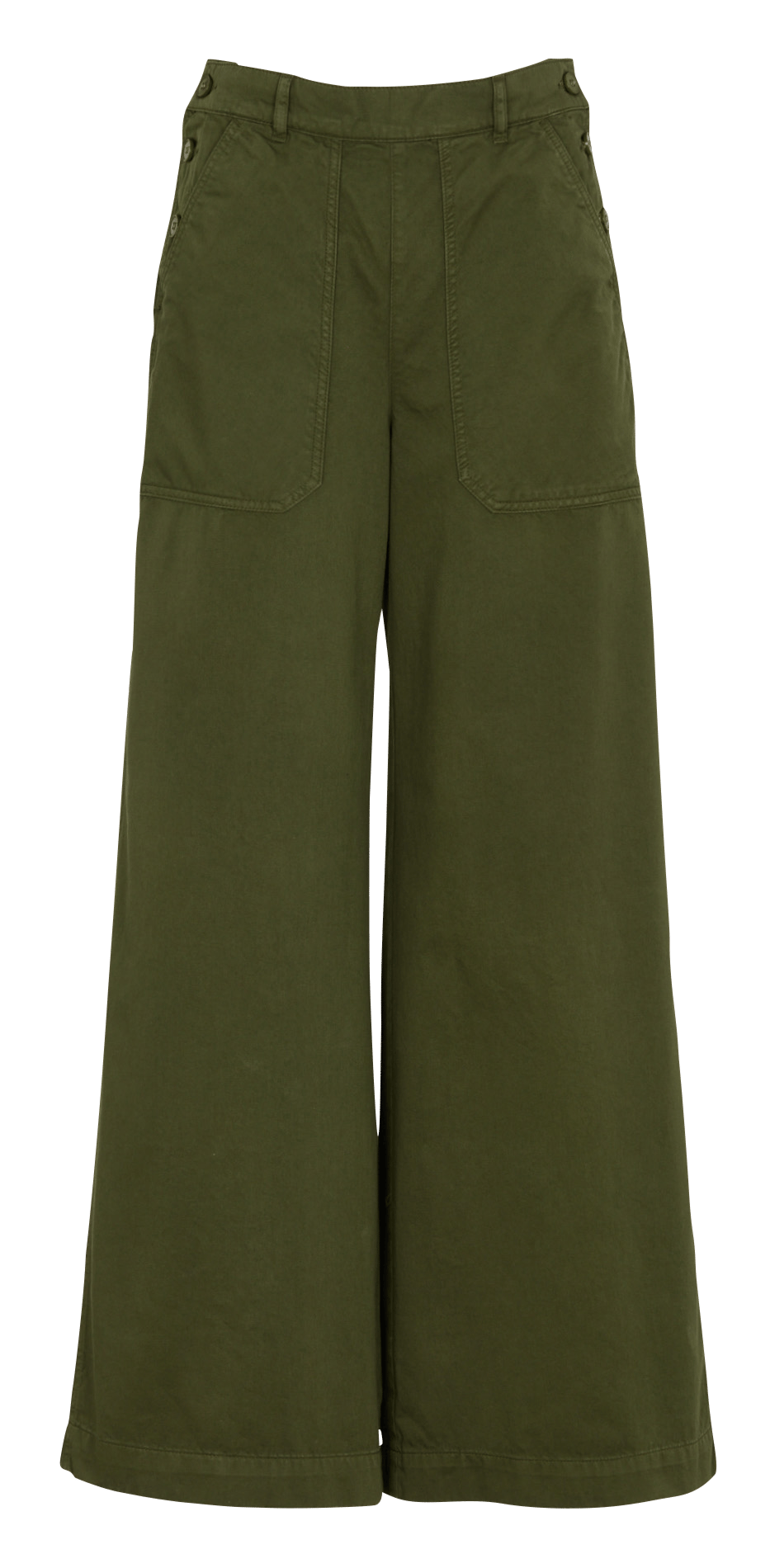 Wide-leg pants with braces BENSIMON