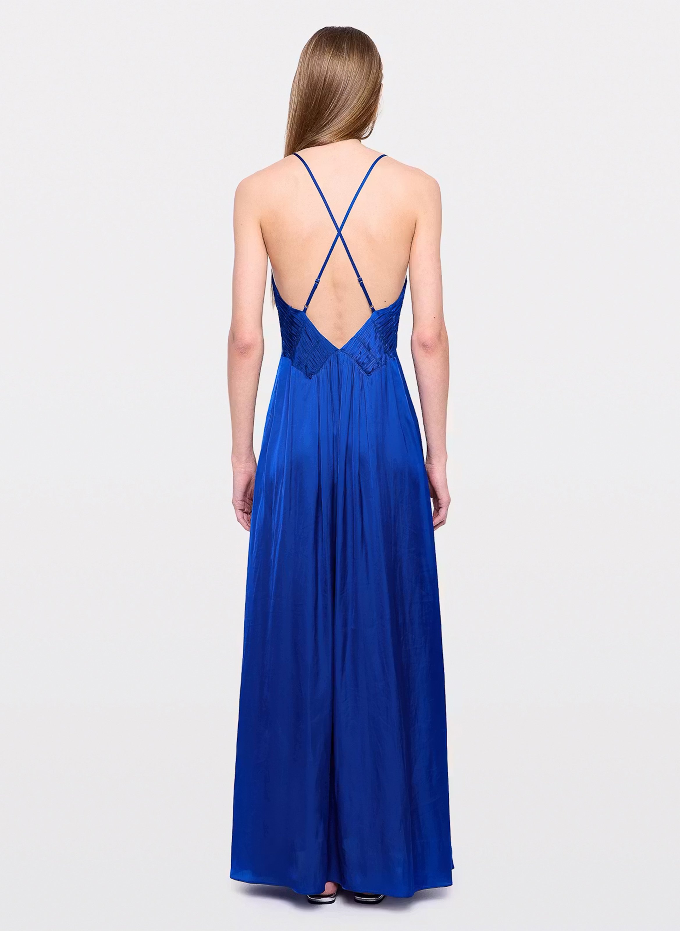 Robe longue col V ZADIG&VOLTAIRE Bleu