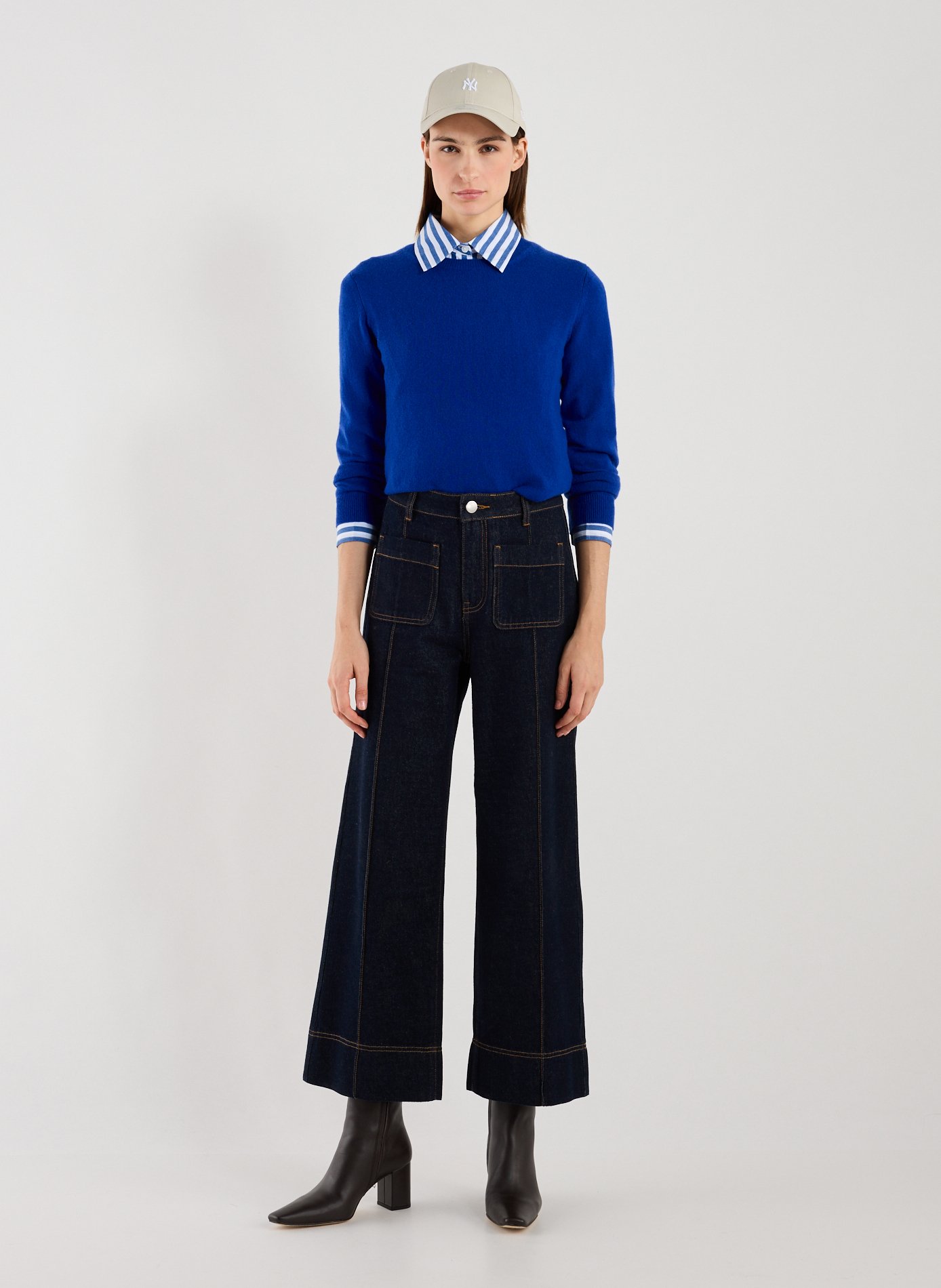 Cashmere sweater AU PRINTEMPS PARIS Blue