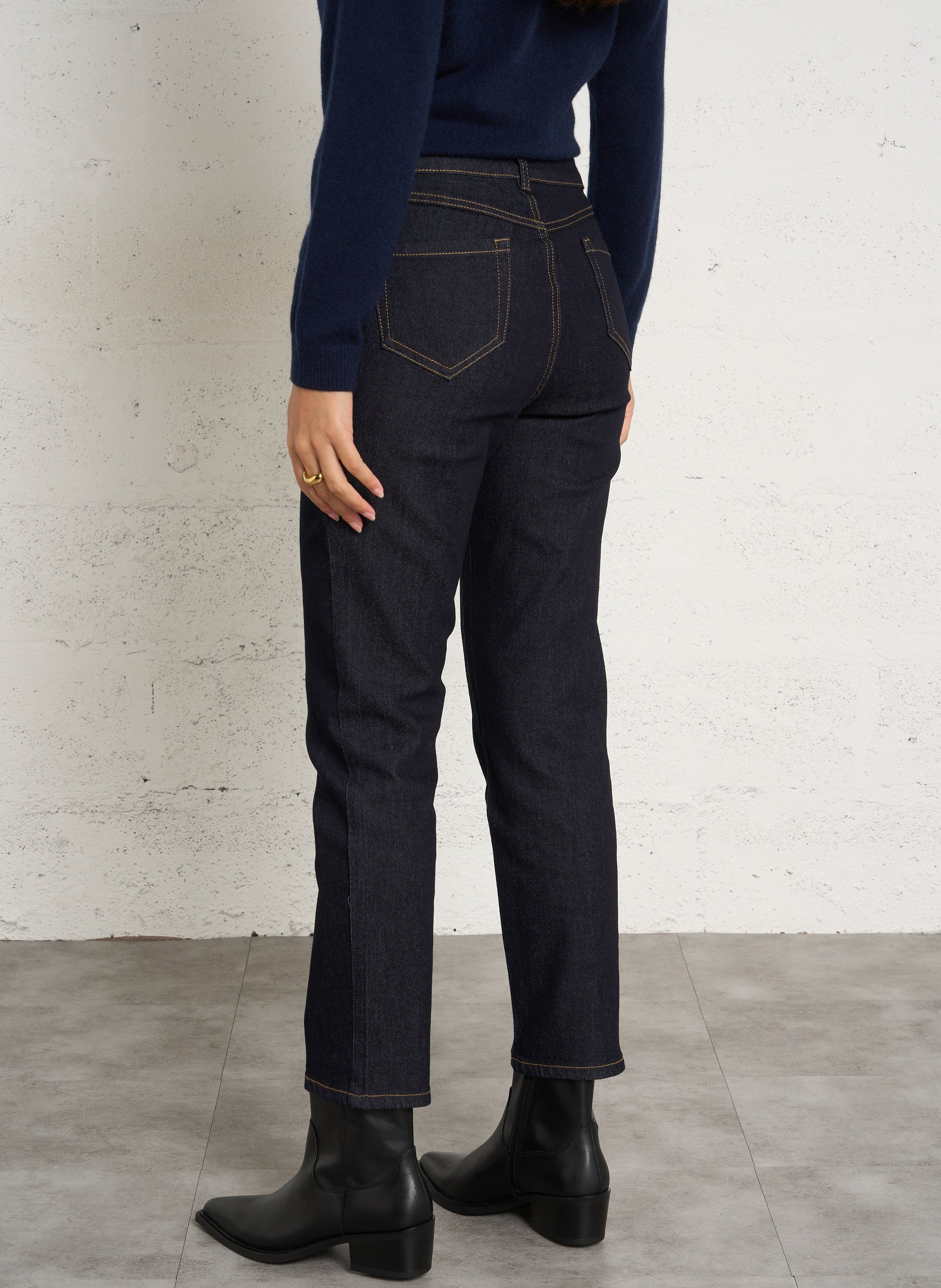 Slim stretch jeans, length 34 MAISON 123 Blue