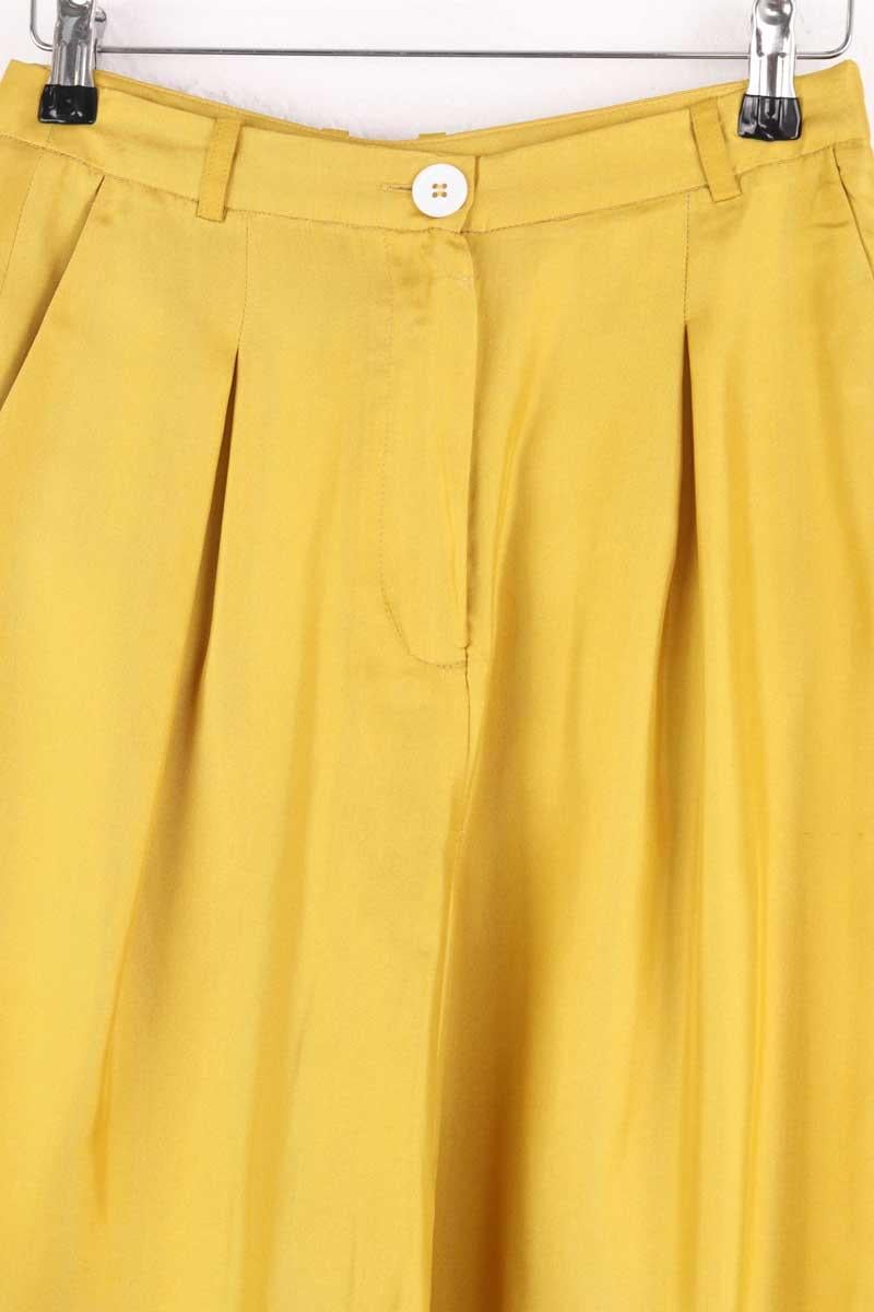 Straight-leg pants CHLOE STORA - SECONDE MAIN Yellow