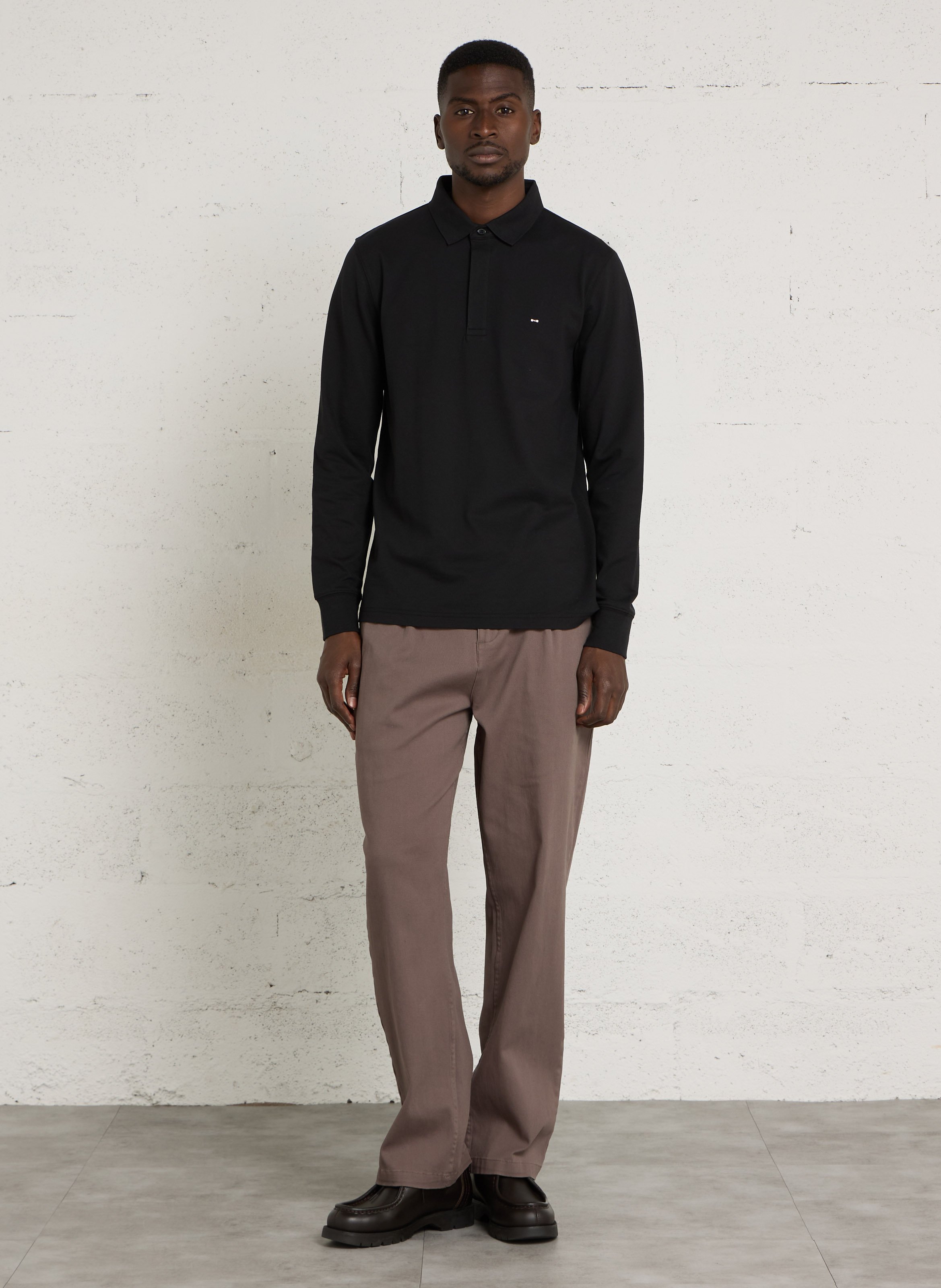 Buckled braided belt EDEN PARK Brown