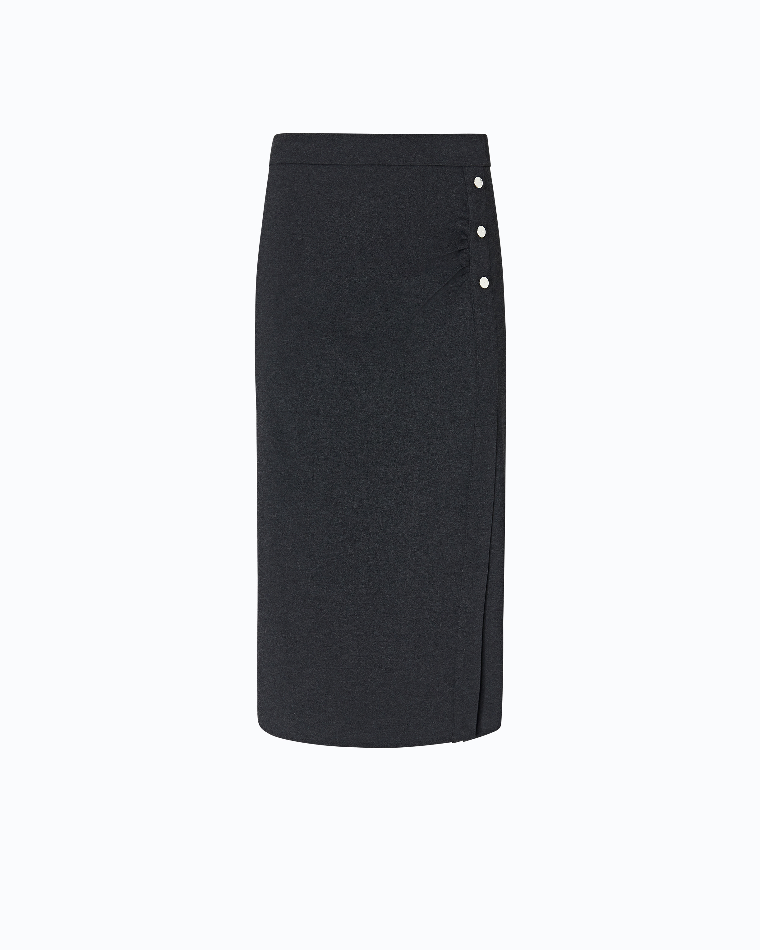 Pencil skirt in Roma knit fabric PINKO Grey
