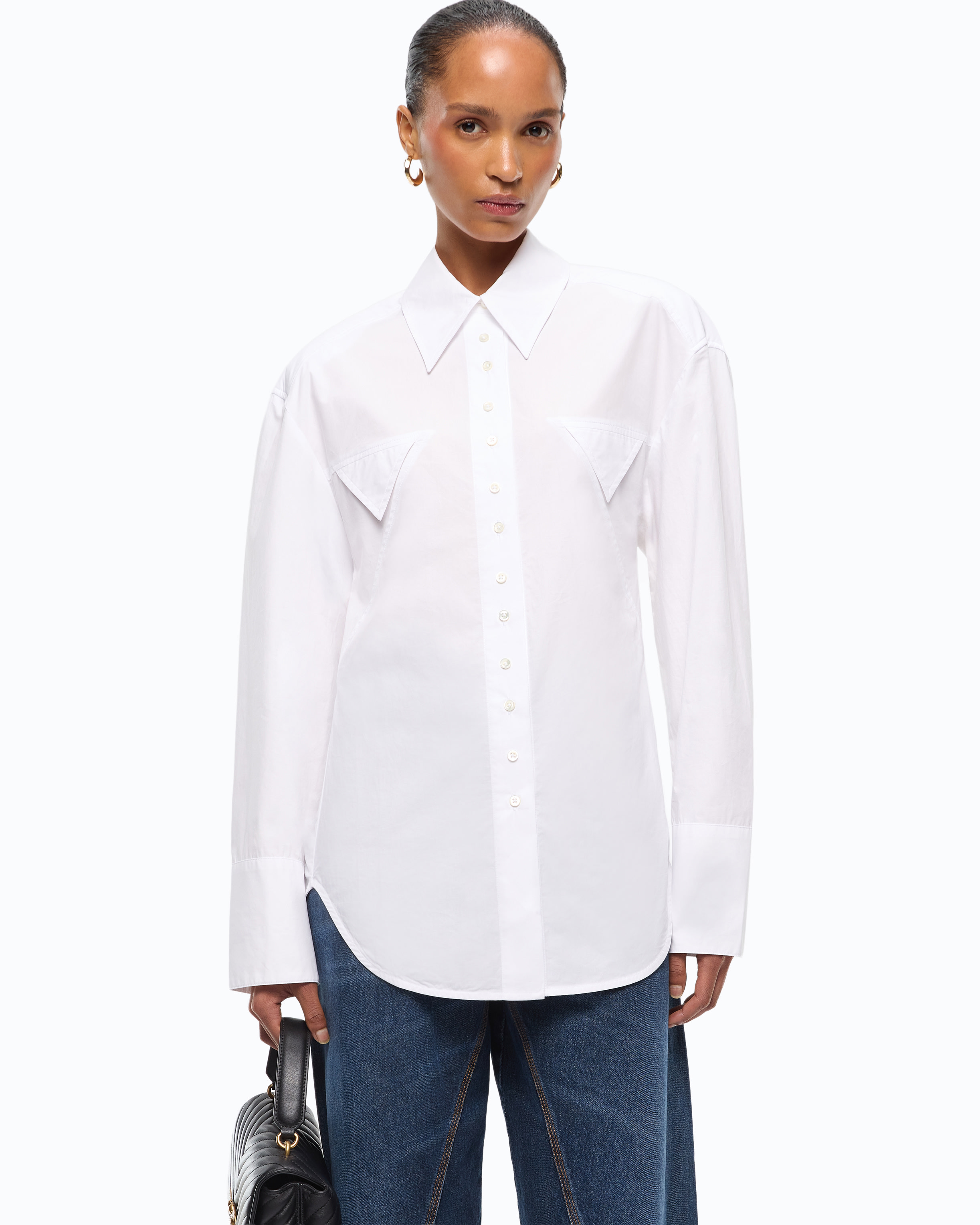 Chemise slim avec lien PINKO