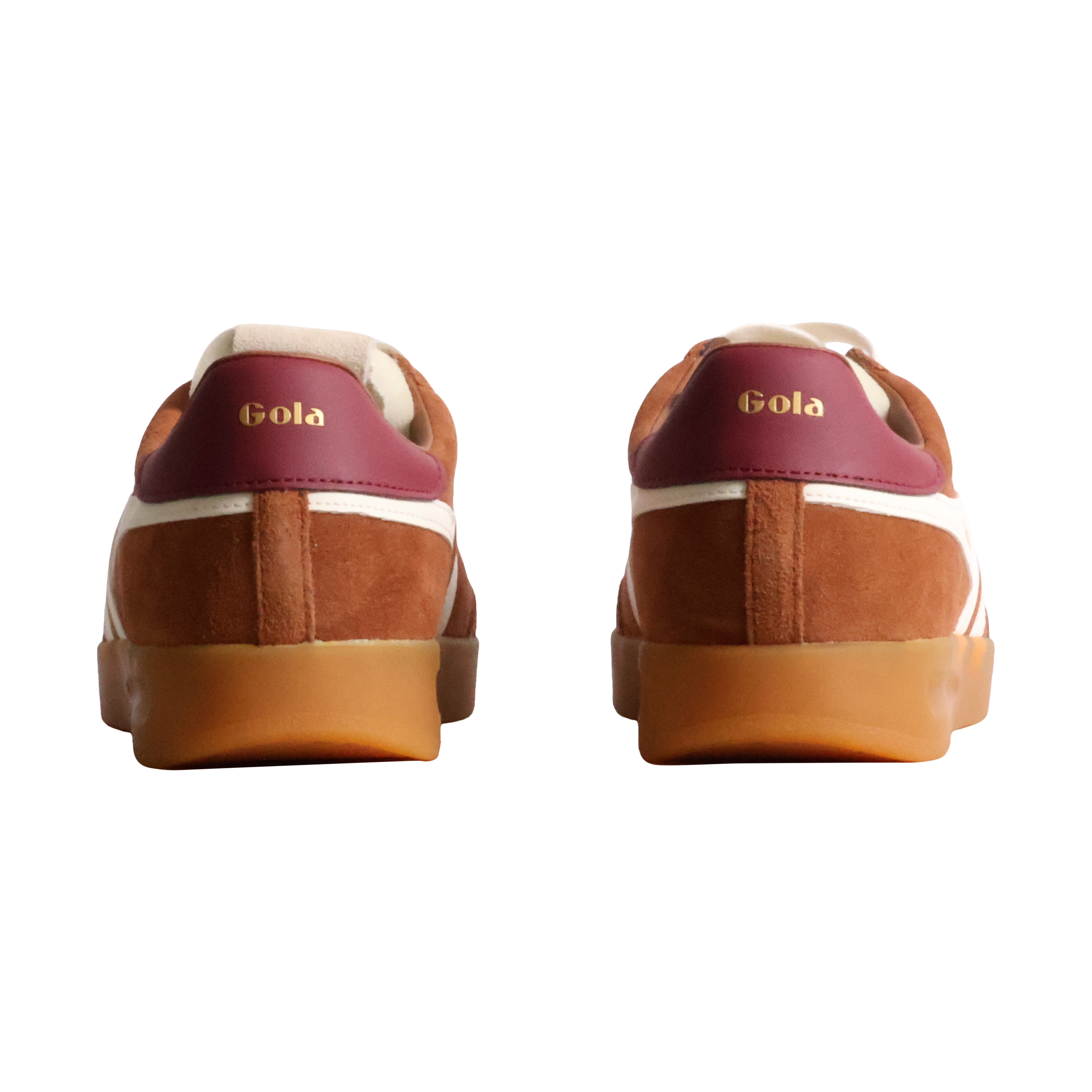 Buttermilk leather low-top sneaker with gum sole GOLA Multicolored