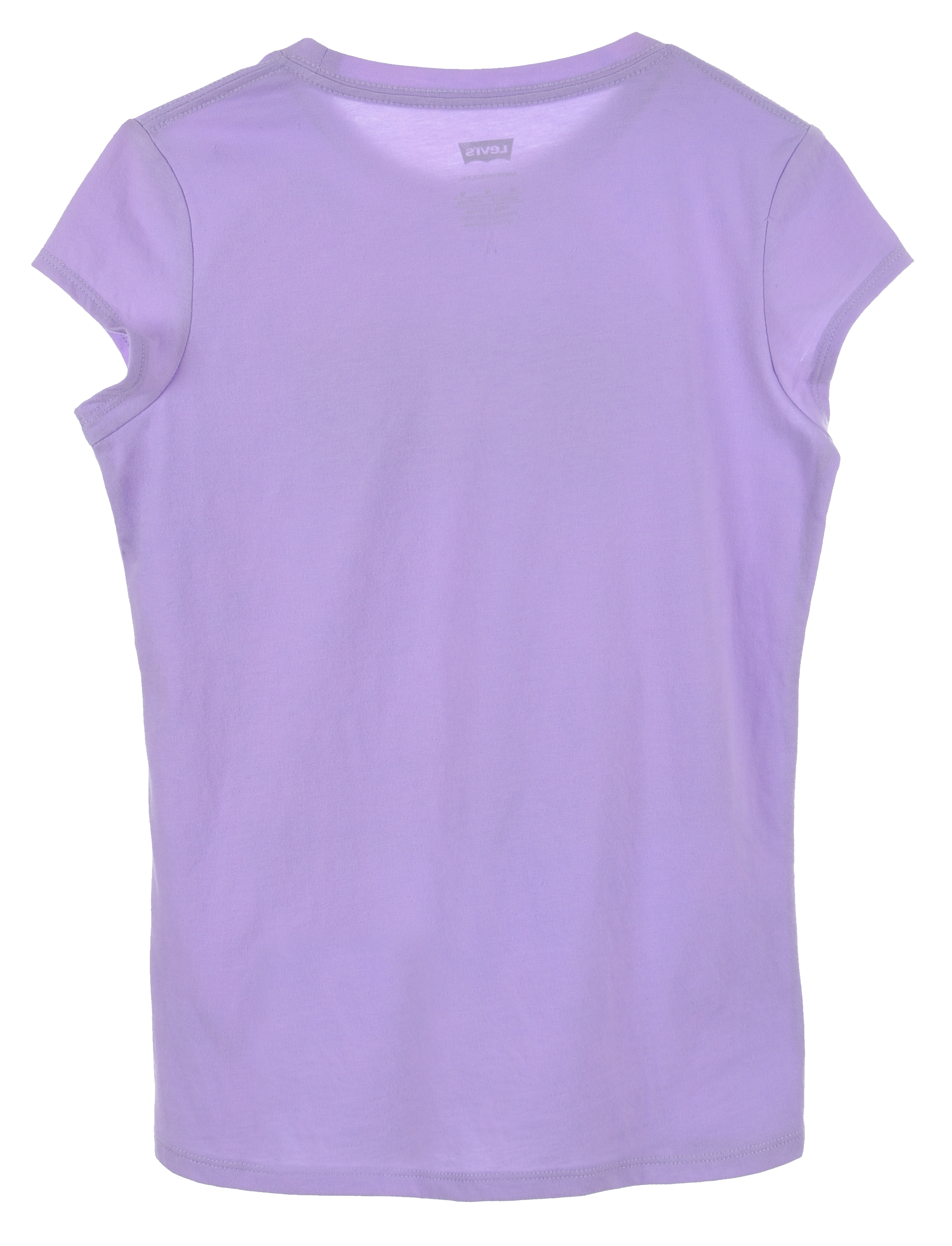 Tee-shirt droit col rond en coton mélangé sérigraphié LEVI'S KIDS Noir