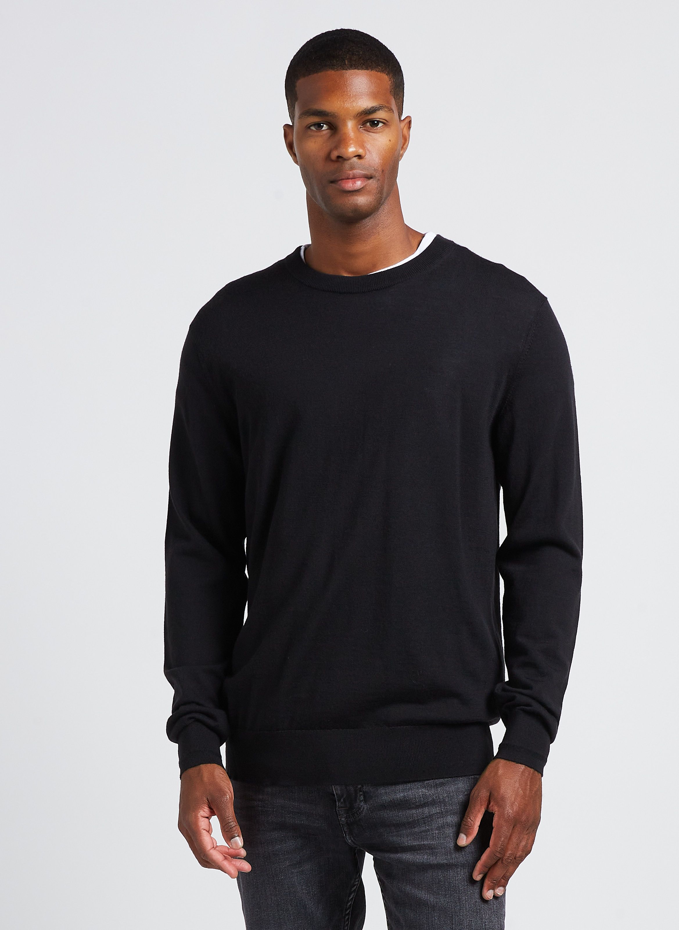 Pull tommy 2025 hilfiger noir homme